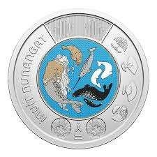 Canada - Color 2 Dollar 2024 - Inuit Nunangat - Circulated, Verzenden, Noord-Amerika, Losse munt