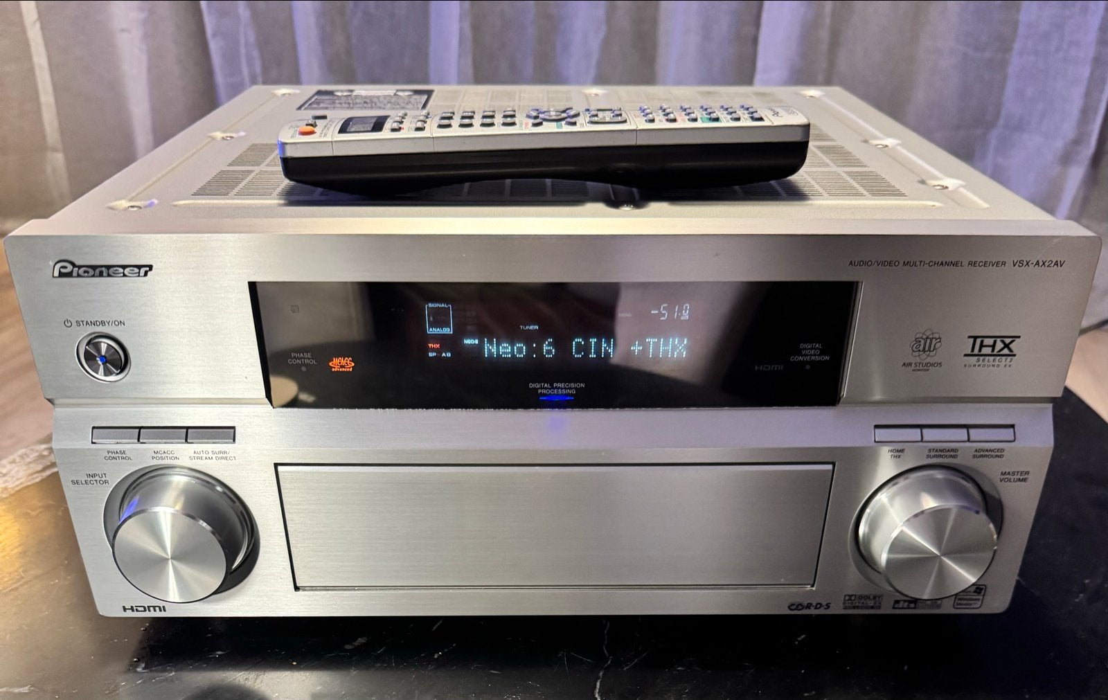 Pioneer VSX-AX2AV 7.1 Receiver - 170W per kanaal, Audio, Tv en Foto, Versterkers en Receivers, Gebruikt, Ophalen of Verzenden
