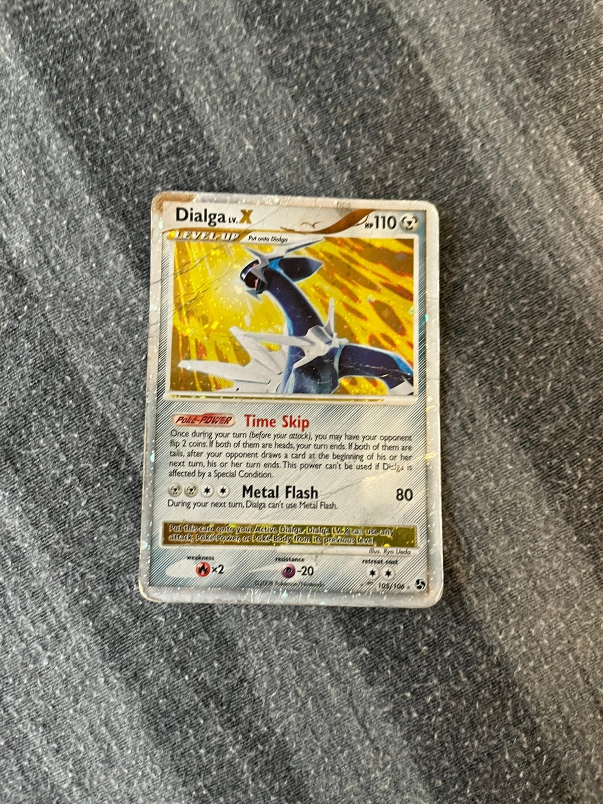 Dialga lv.x 110hp van de set great encounters., Verzenden, Losse kaart