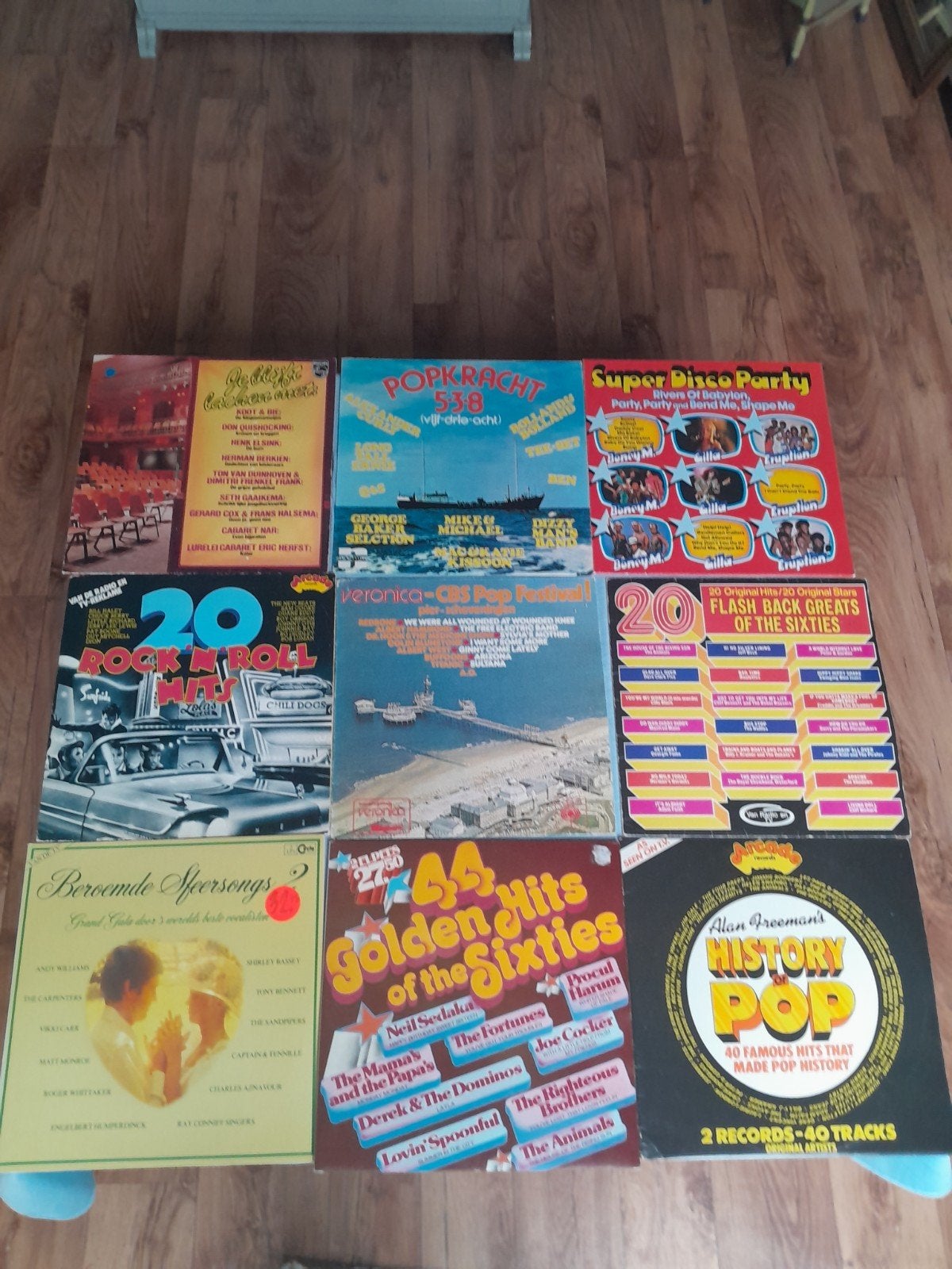 Diverse Pop & Disco LP's - Jaren '60, '70, '80 Hits, LP, Gebruikt, Pop, Complilatie