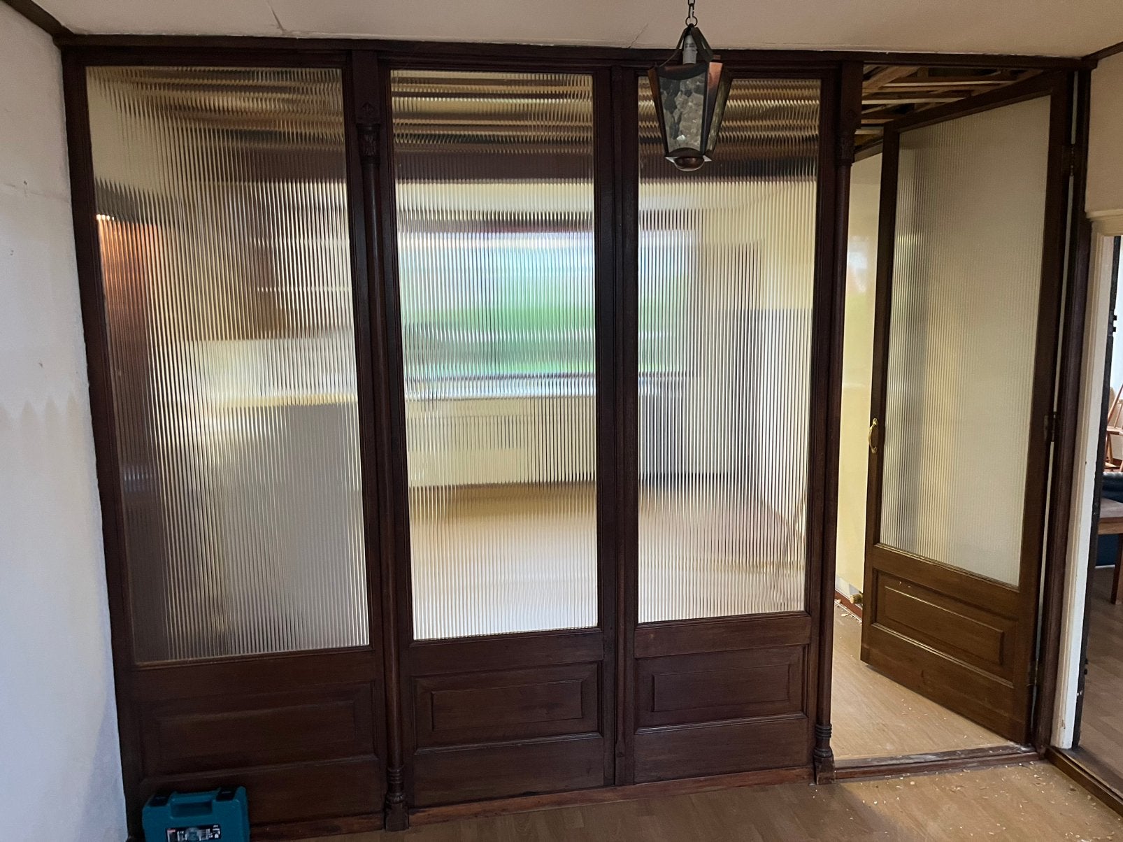 Antieke deuren, Gebruikt, Deurkozijn, Inclusief glas, 225 cm of meer