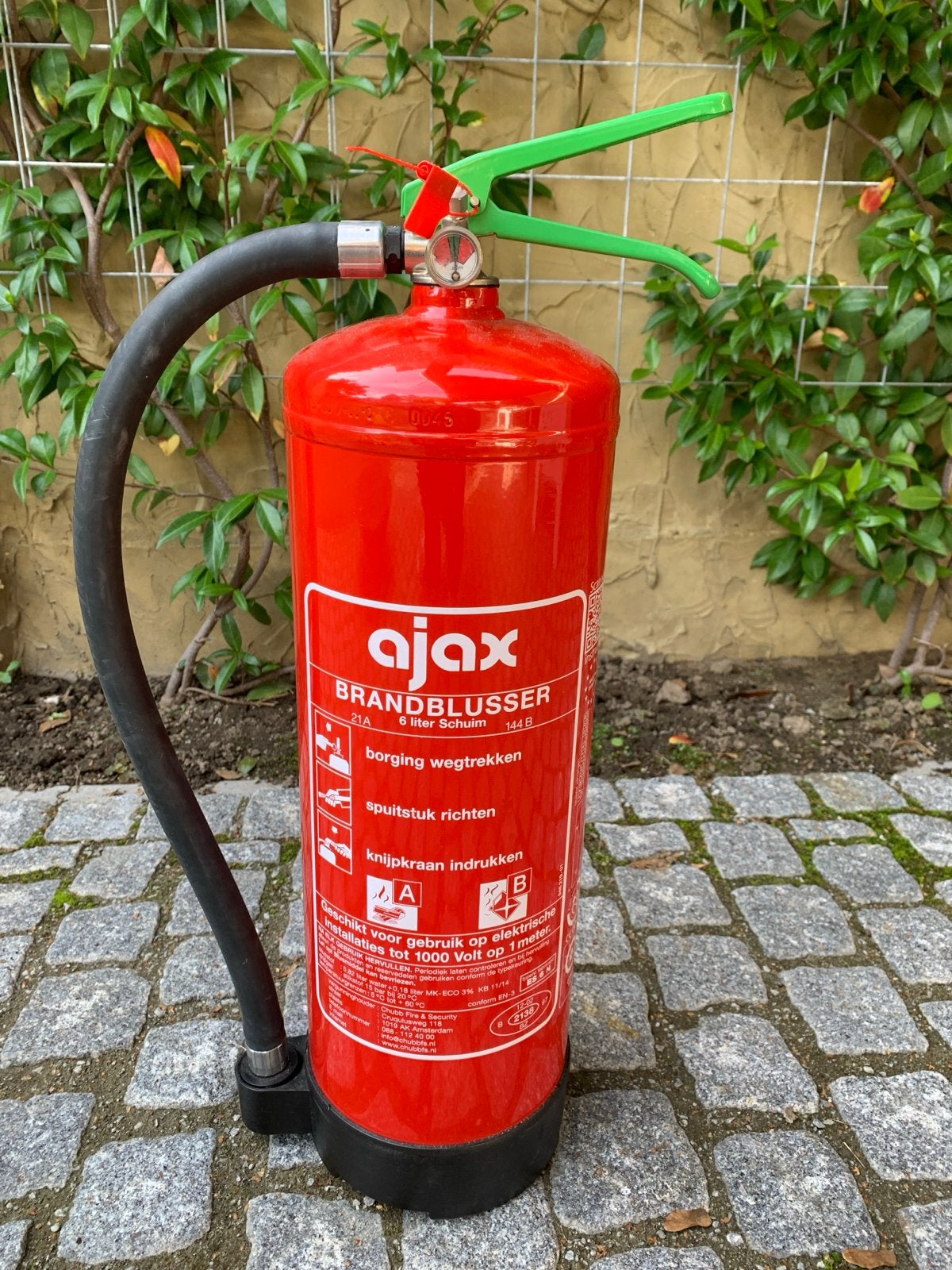 Ajax Brandblusser 6 liter Schuim, Ophalen, Gebruikt, Brandblusser