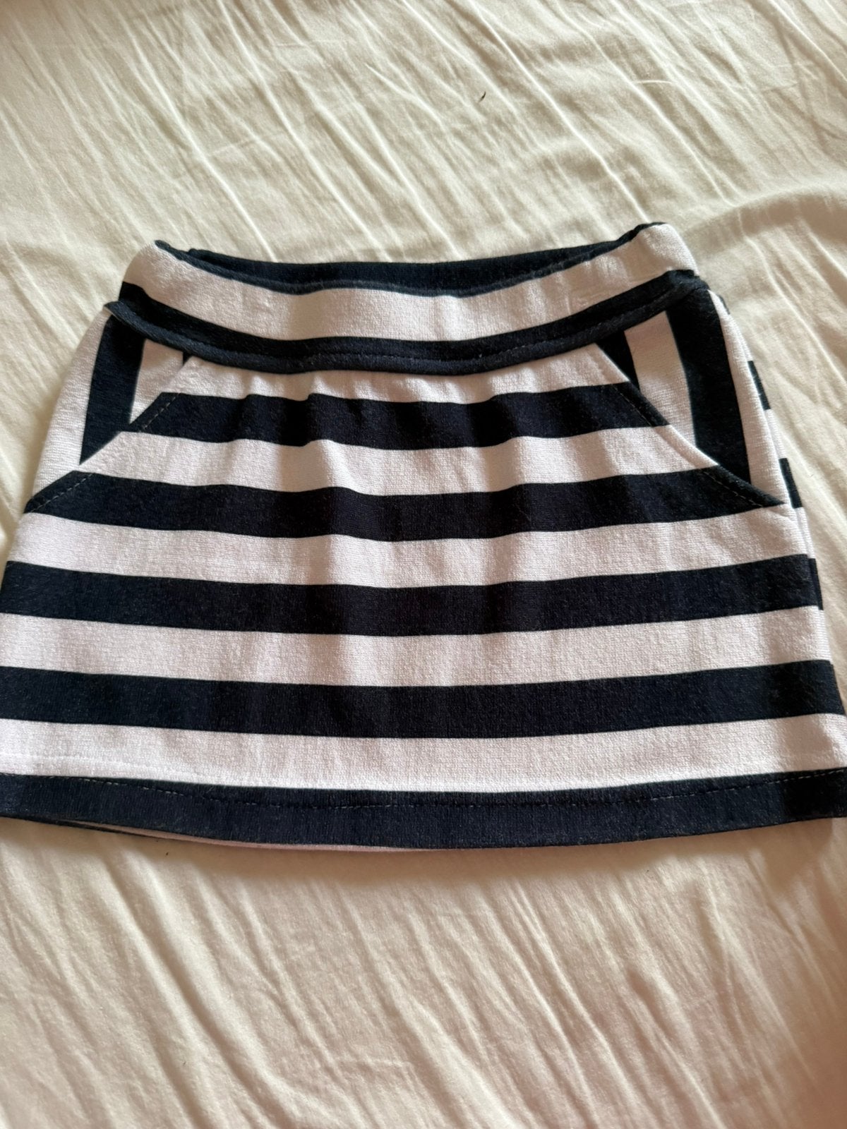 Kiezeltje blauw wit gestreept rokje maat 74 NIEUW, Kinderen en Baby's, Babykleding | Maat 74, Ophalen of Verzenden, Nieuw, Meisje