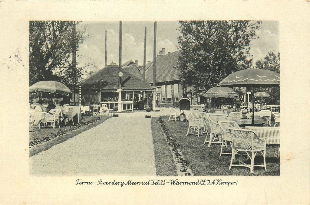 701-217-005 Warmond Meerrust, Ophalen of Verzenden, Voor 1920, Zuid-Holland