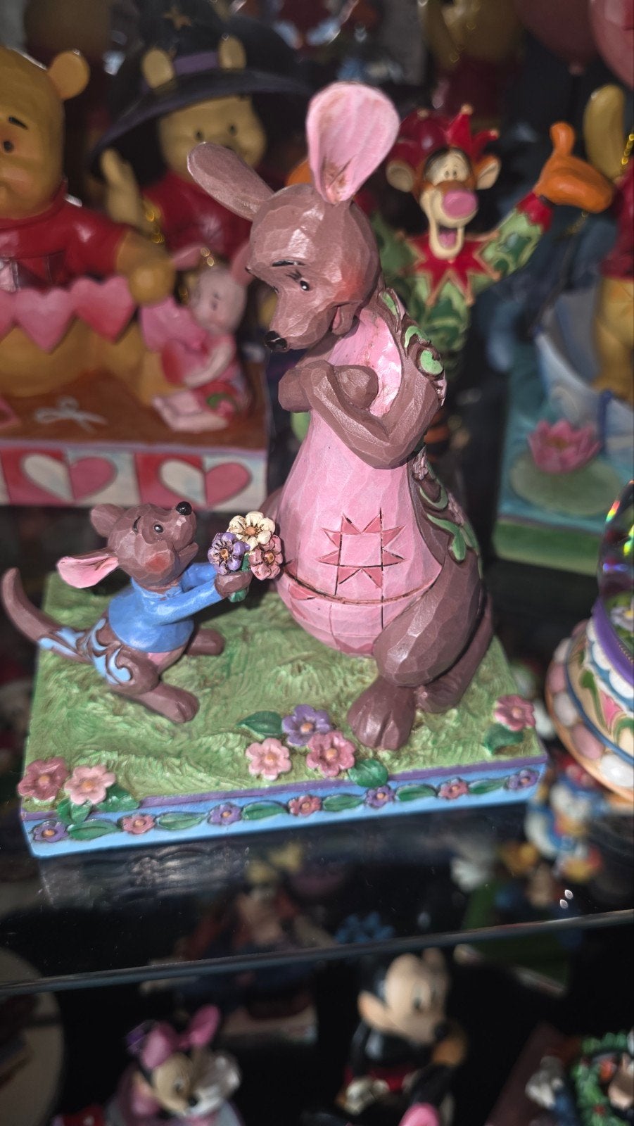 Disney Traditions Kanga & Roe beeldje met doos, Ophalen, Winnie de Poeh of vrienden, Zo goed als nieuw, Beeldje of Figuurtje