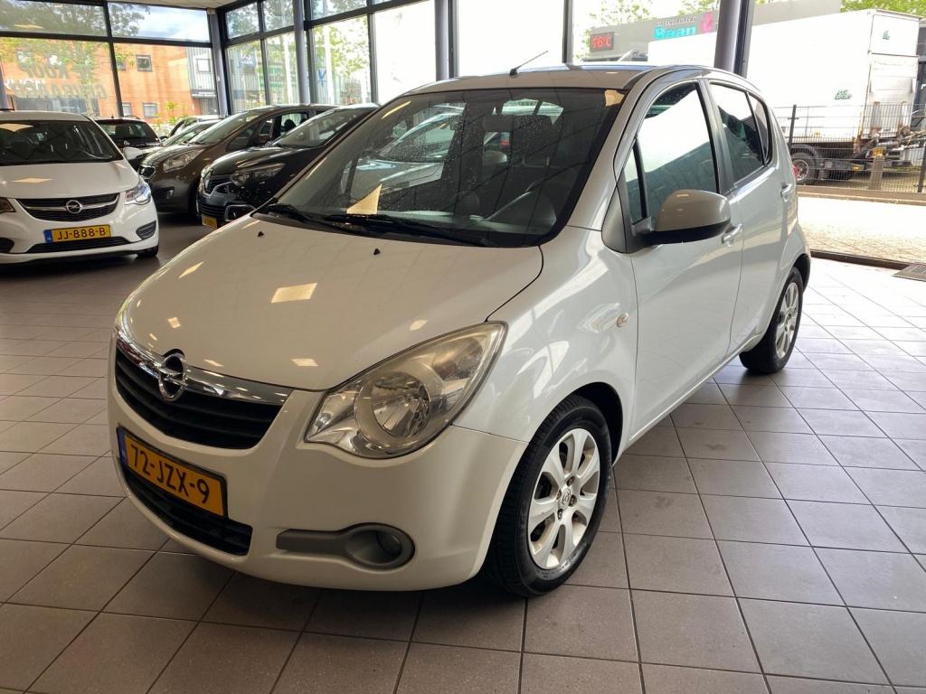 Opel Agila 1.2 Enjoy (bj 2009), 86 pk, 4 cilinders, 965 kg, Wit