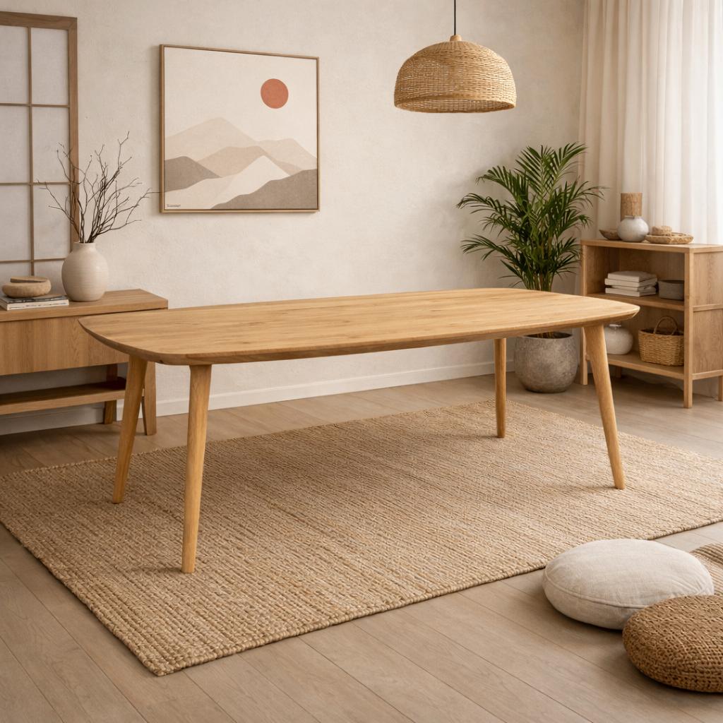 Foto 5 van Eiken eettafel op maat | Zelf samenstellen