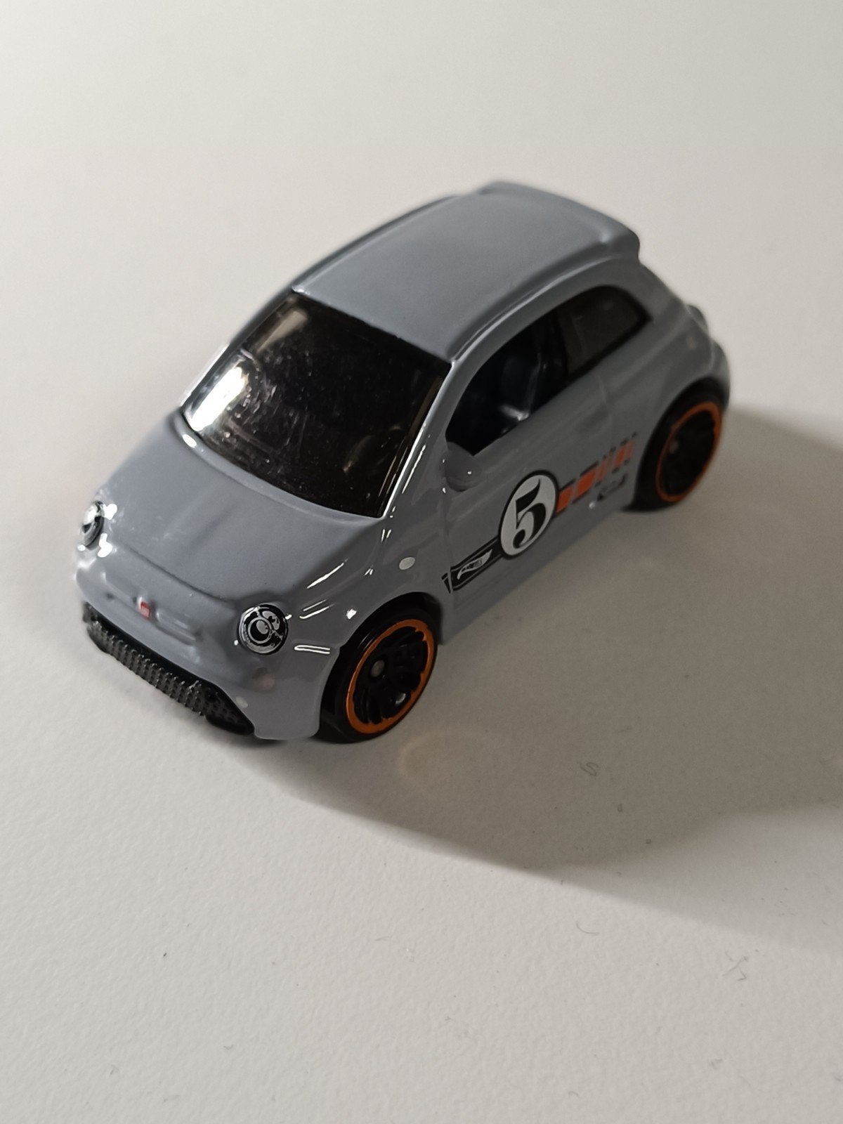 Hot Wheels Fiat 500e Speelgoedauto Grijs, Ophalen of Verzenden, Zo goed als nieuw, Auto
