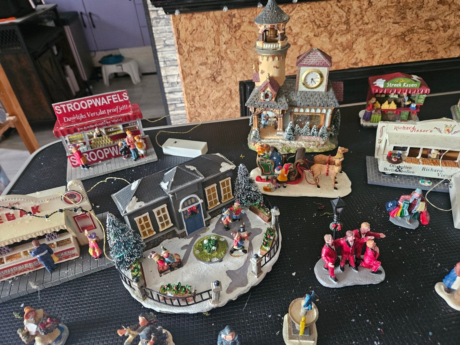 kerstdorp, Ophalen, Gebruikt