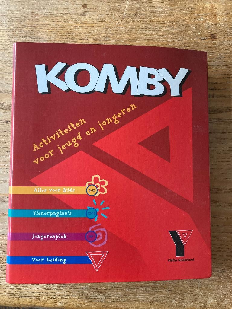 2x Vintage Komby - YMCA - spelmappen, Verzamelen, Ophalen of Verzenden, Zo goed als nieuw, Boek of Tijdschrift