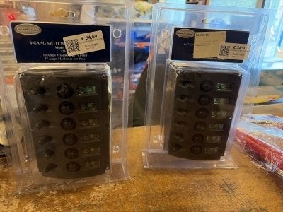 Schakelpaneel 6 stuks automaat, Niet ingevuld, Gebruikt, Niet ingevuld, Niet ingevuld