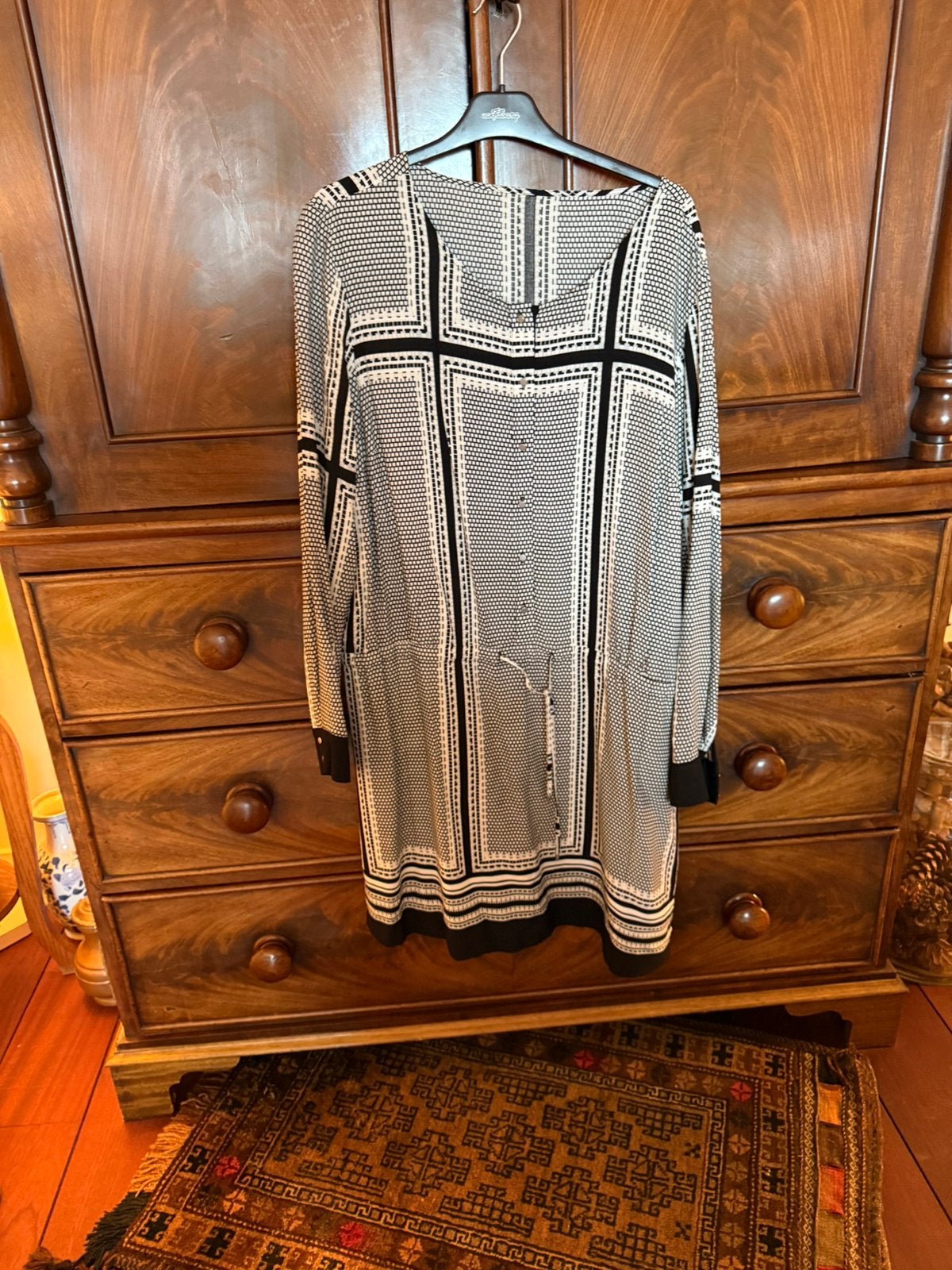 Voor als het minder warm wordt… jurkje mt 42, Kleding | Dames, Zwart, Maat 42/44 (L), Ophalen of Verzenden, Zo goed als nieuw
