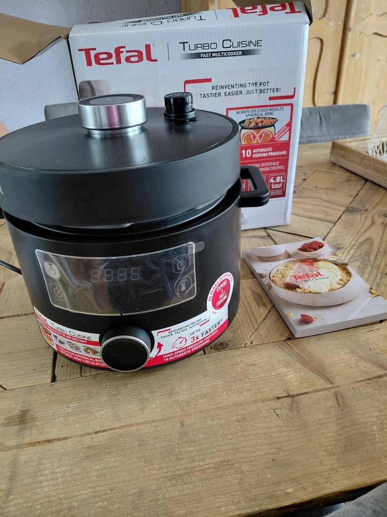 Tefal Turbo Cuisine Fast Multicooker, Ophalen of Verzenden, Zo goed als nieuw