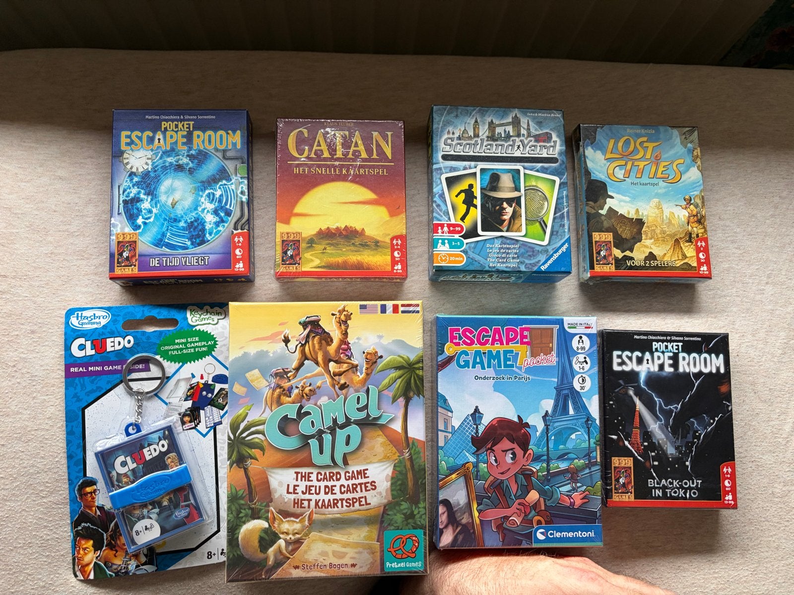 Diverse kaartspellen - 8 stuks, Een of twee spelers, Ophalen of Verzenden, Gebruikt, Reisspel
