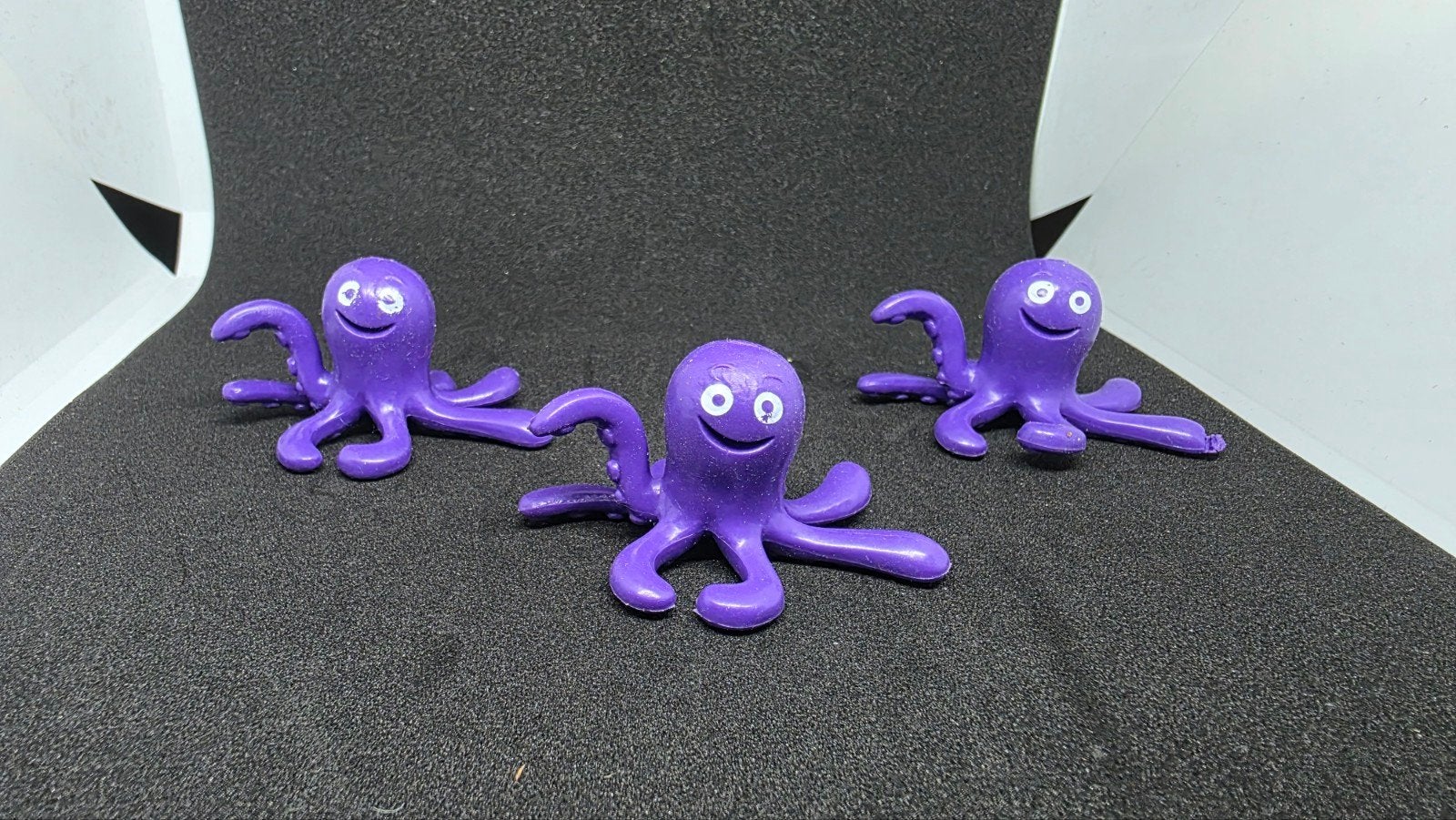 AH Toy Story paarse octopus speeltjes (3 stuks), Ophalen of Verzenden, Gebruikt