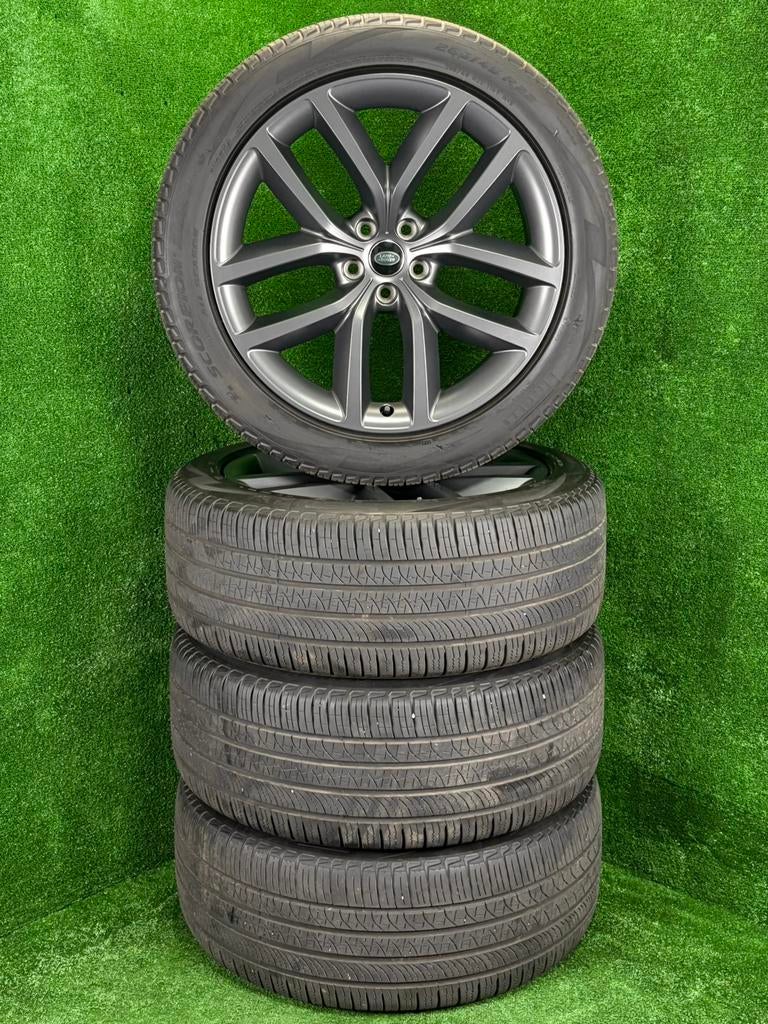 Orig. 22 inch Range Rover Sport velgen met banden L460 L461, Land Rover, Gebruikt, 285 mm, Banden en Velgen