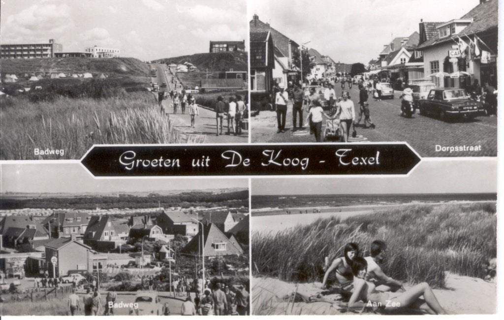 Texel, Ophalen of Verzenden, 1940 tot 1960, Ongelopen, Waddeneilanden