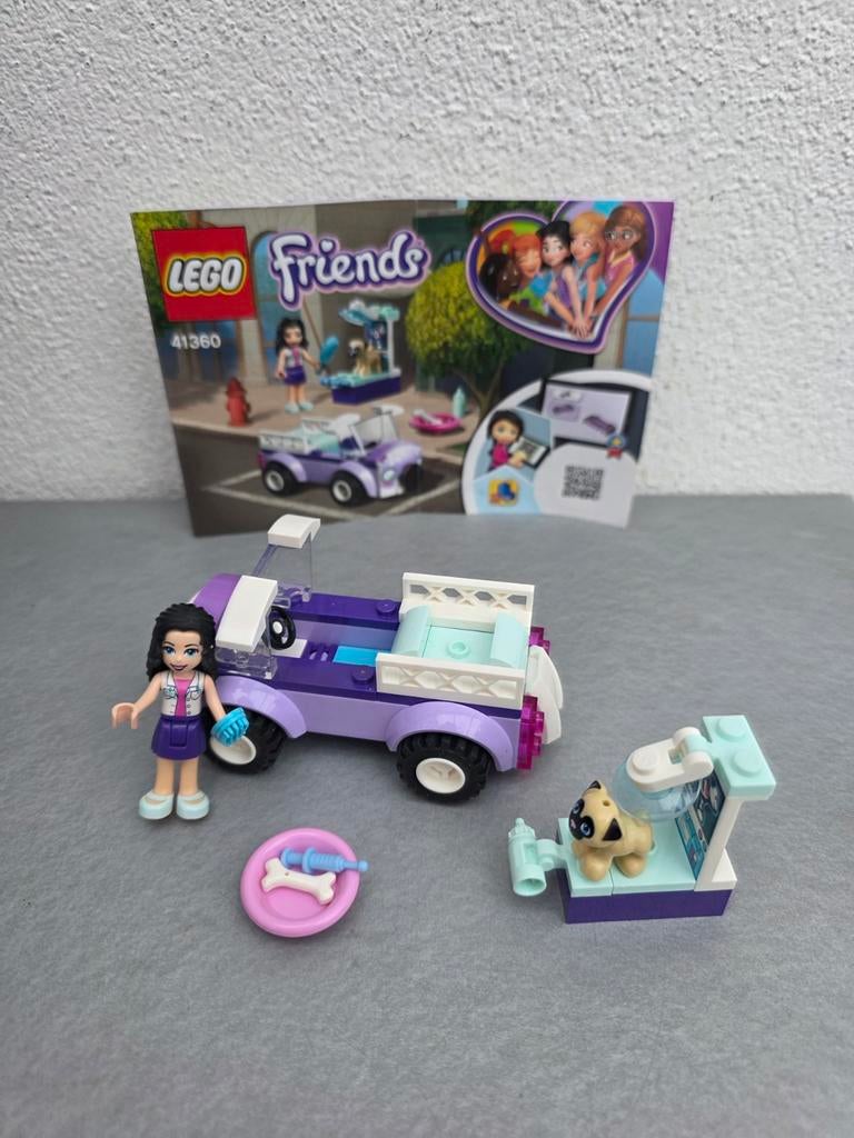 Lego Friends 41360 Emma's mobiele dierenkliniek, Ophalen of Verzenden, Zo goed als nieuw, Complete set, Lego