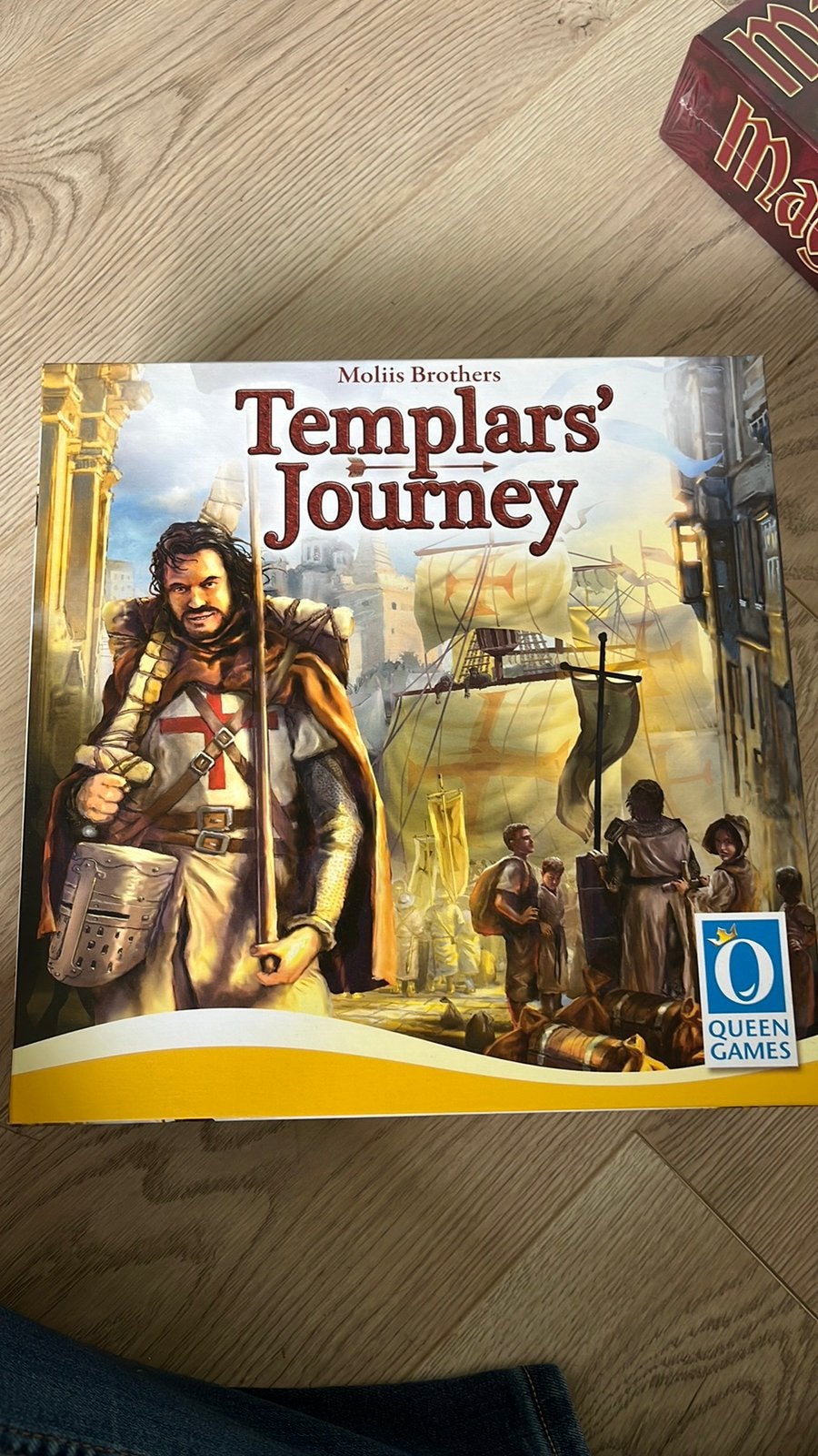 Templars’ journey - expertspel - bordspel - Queen games, Hobby en Vrije tijd, Drie of vier spelers, Ophalen of Verzenden, Zo goed als nieuw