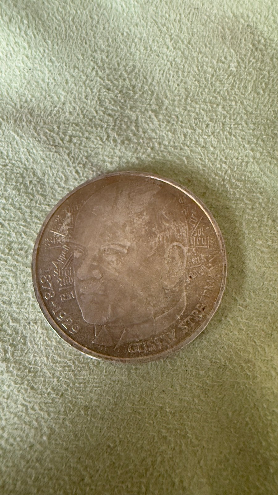 1978D GERMAN Friedrich Ebert Silver 5 Mark, Postzegels en Munten, Munten | Europa | Niet-Euromunten, Verzenden, Duitsland