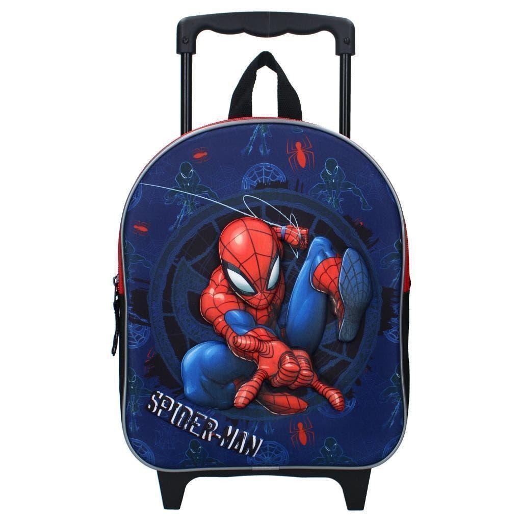 Spiderman 3D Trolley Rugzak - Marvel Reiskoffer en Rugtas, Overige materialen, Wieltjes, Nieuw, Minder dan 50 cm