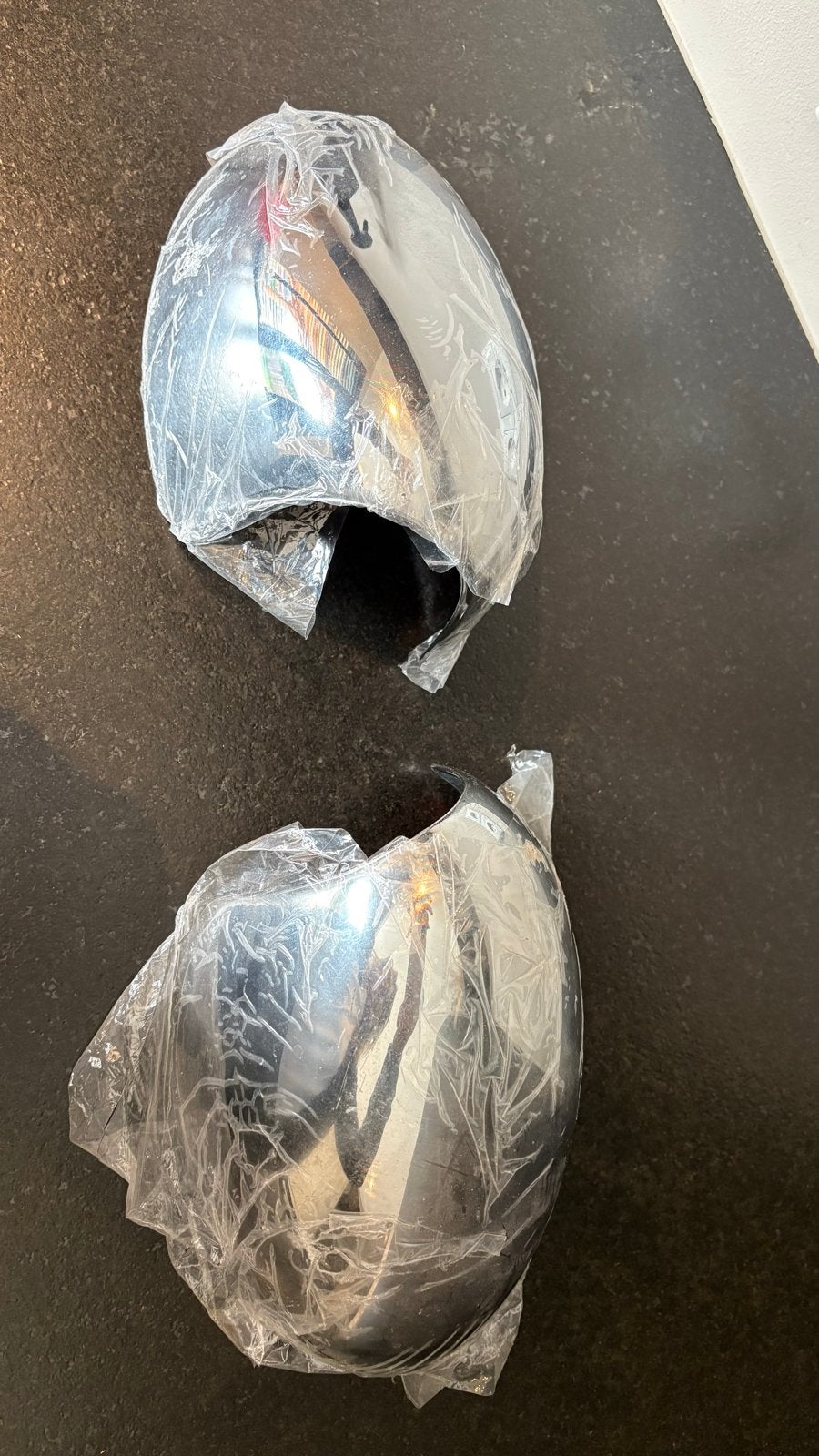 Mini Cooper Spiegelkappen Chrome - ongebruikt, Auto-onderdelen, Ophalen of Verzenden, Nieuw, Mini