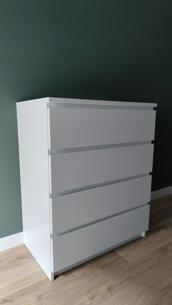 IKEA Malm ladekast wit, gebruikt maar goede staat, Huis en Inrichting, Ophalen, Gebruikt, 100 tot 150 cm, 50 tot 100 cm