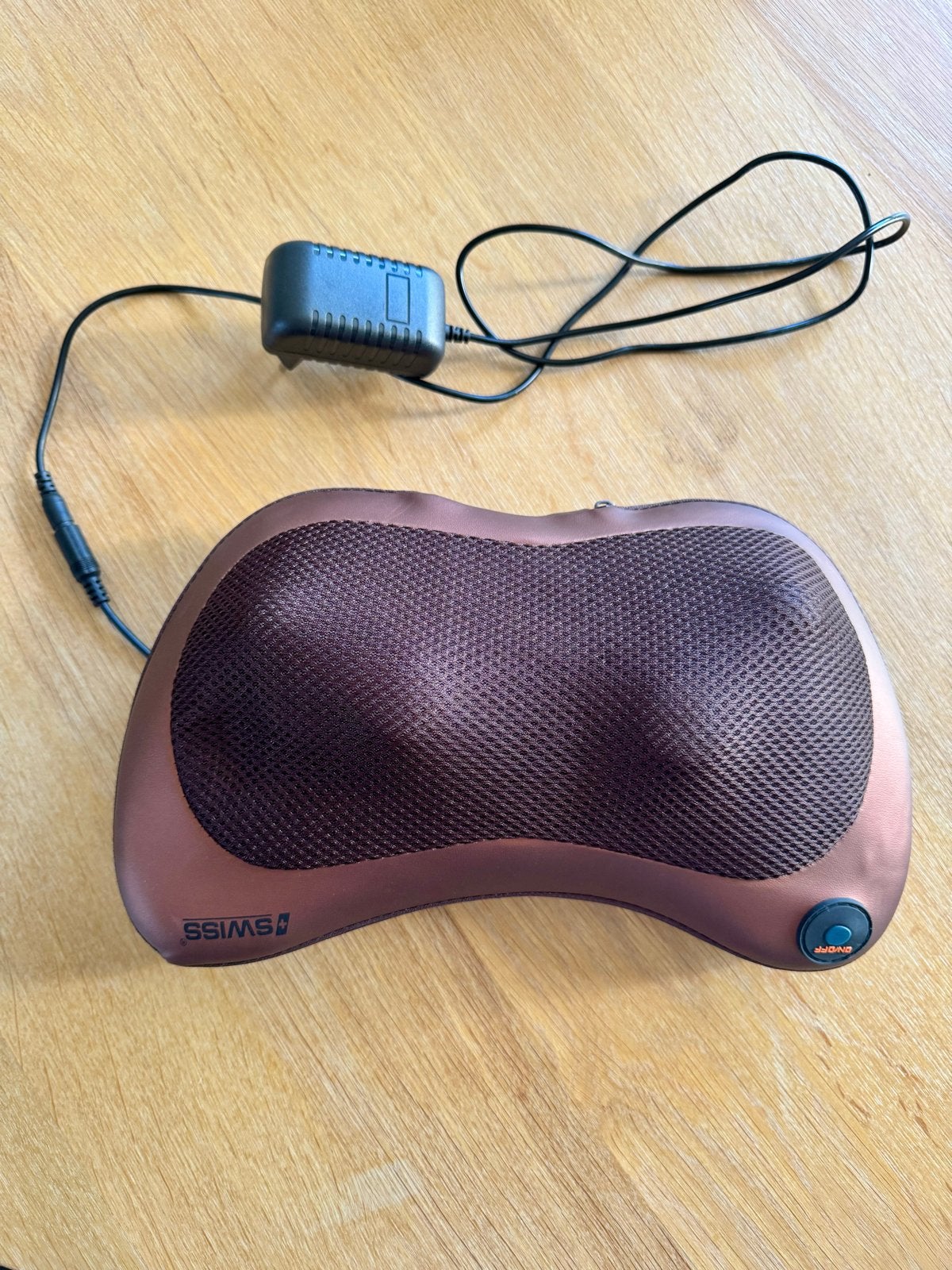 Swiss Shiatsu Massagekussen met Warmtefunctie, Ophalen of Verzenden, Zo goed als nieuw, Massagestoel of Kussen