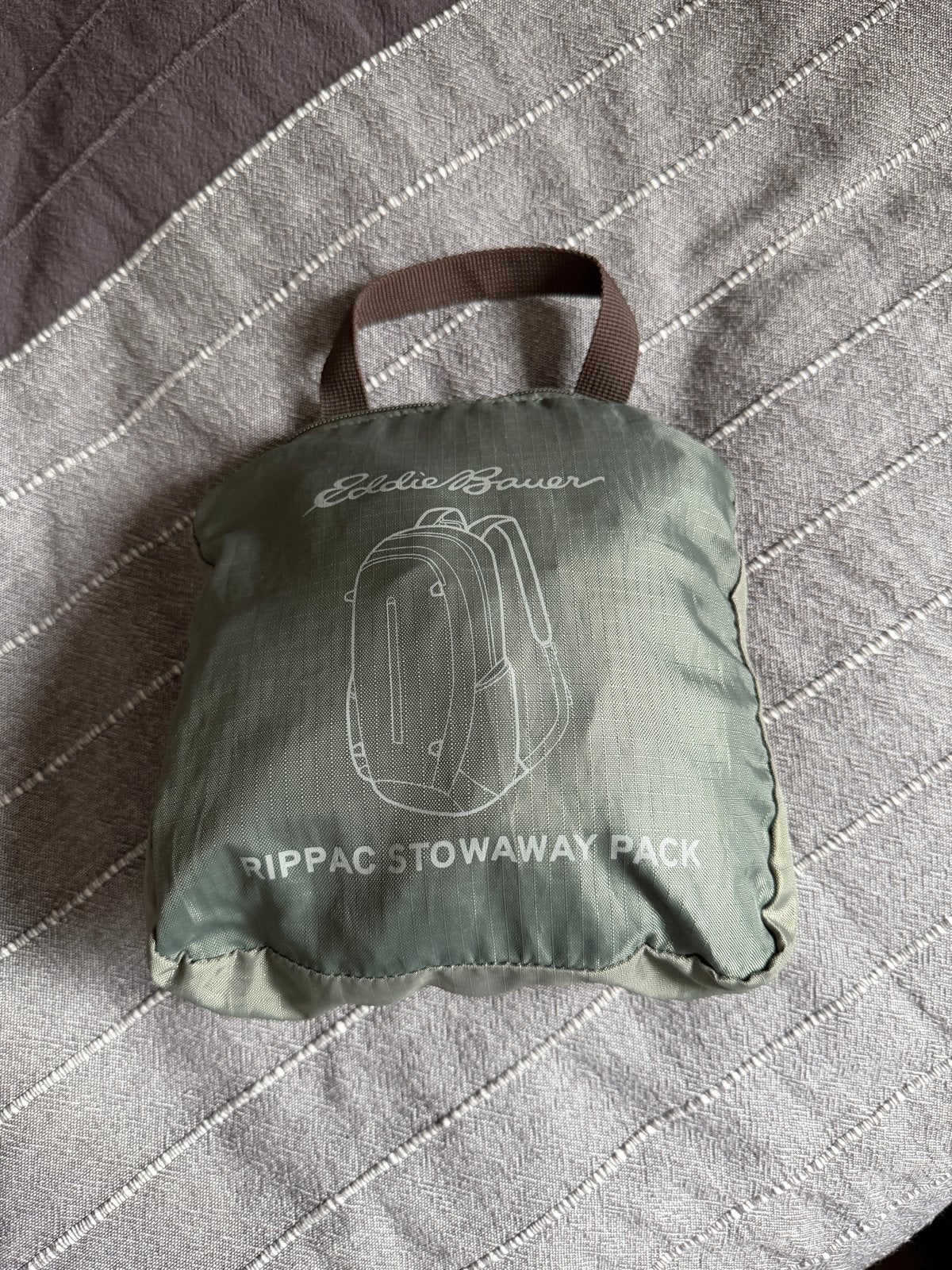Eddie Bauer RIPPAC Stowaway Pack - Compacte Rugzak, Overige merken, Minder dan 30 cm, Ophalen of Verzenden, Minder dan 25 cm
