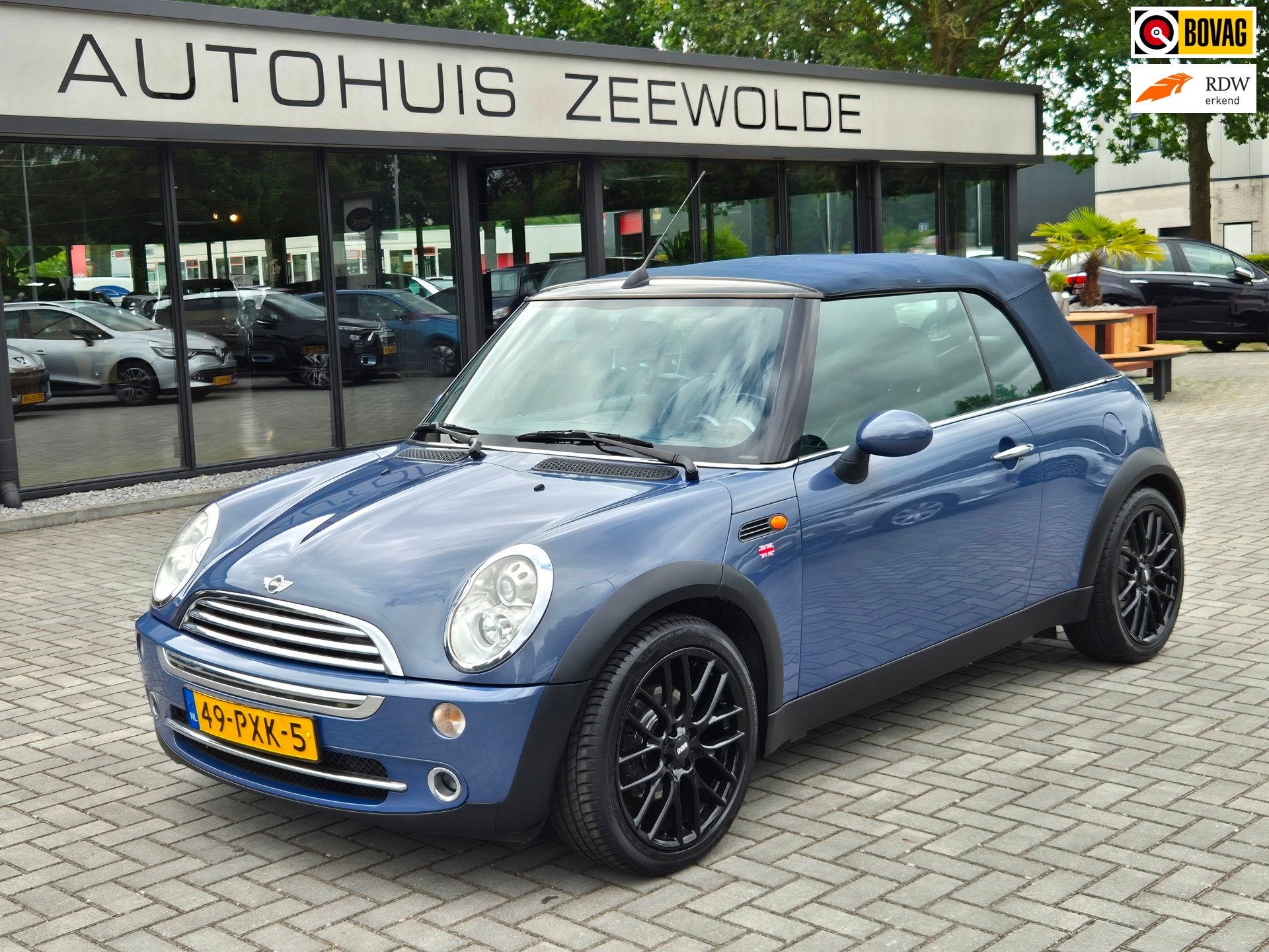 Mini Mini Cabrio 1.6 Cooper LEDER NAVI!, Auto's, Voorwielaandrijving, Gebruikt, 4 cilinders, Cabriolet