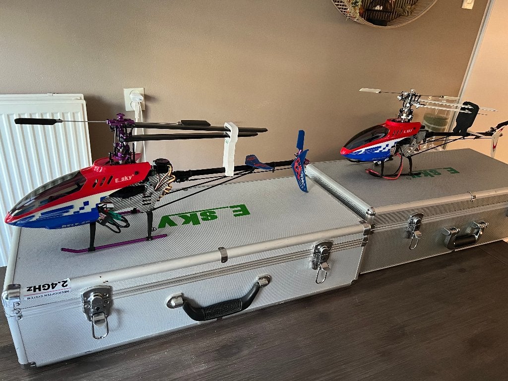 helikopters 450 e sky en andere merken 12 stuks, Ophalen, Gebruikt, Elektro, Helikopter