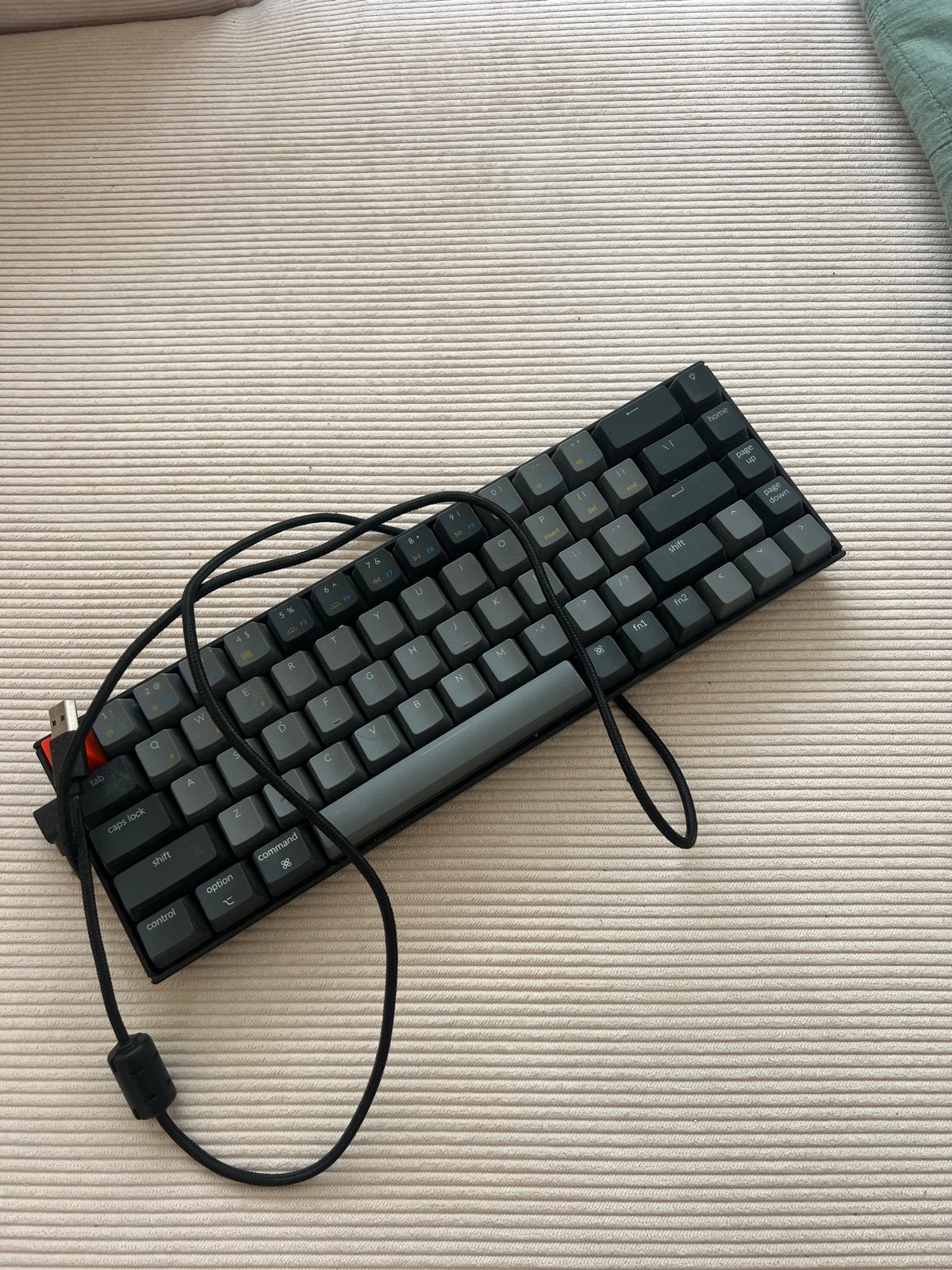 Keychron K6 mechanisch toetsenbord - Qwerty, draadloos, Computers en Software, Ophalen, Qwerty, Zo goed als nieuw, Draadloos