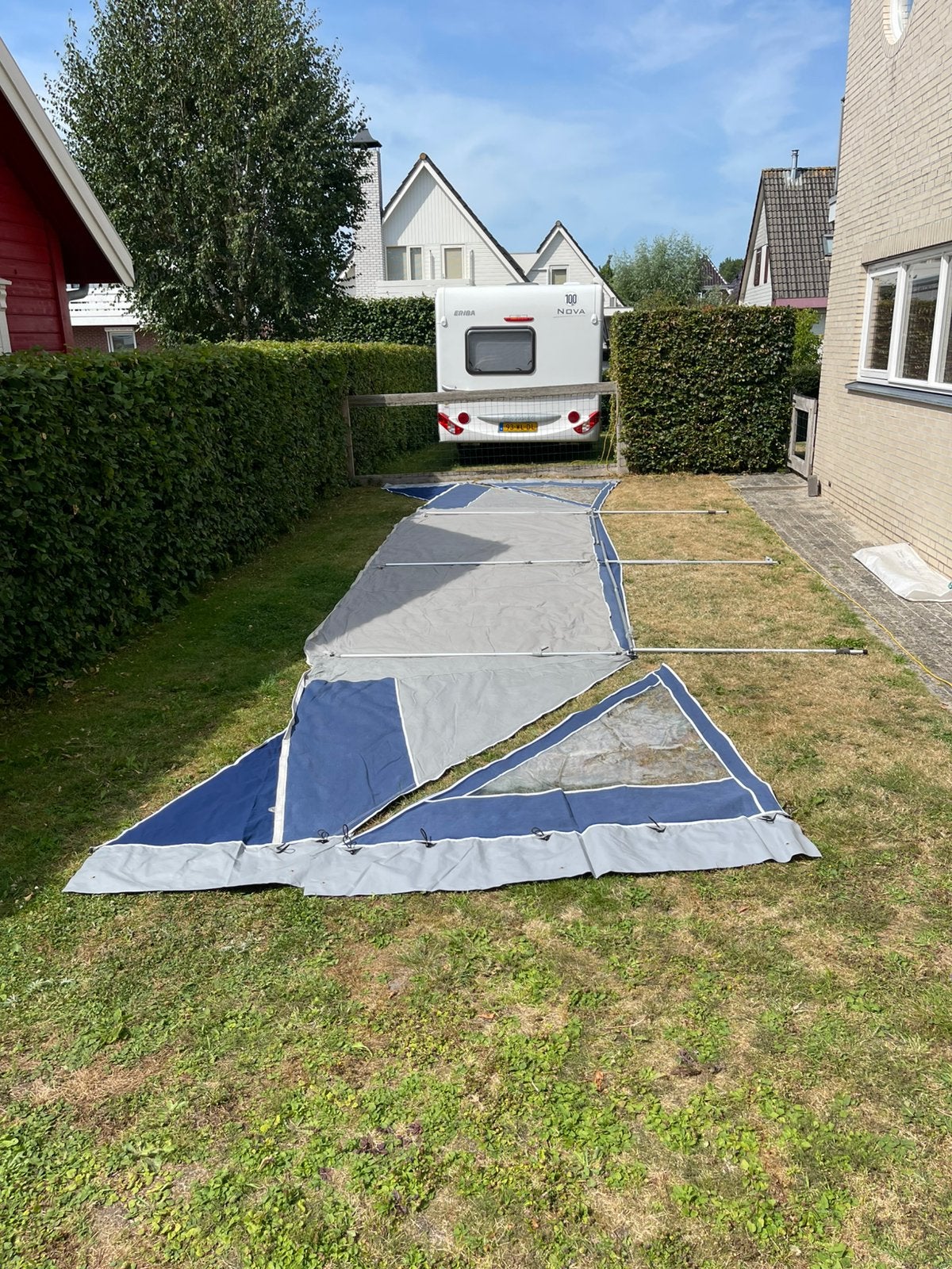 Van der Horn Sunluifel met uitritsbare zijkanten, Ophalen, Zo goed als nieuw