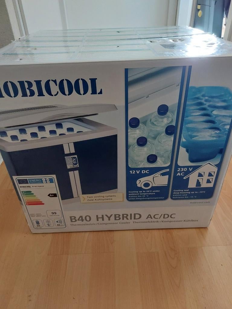 Mobicool B40 Hybrid AC/DC Compressor Koelbox - Nieuw, Caravans en Kamperen, Koelboxen, Nieuw, Koelbox, Compressor, Ophalen