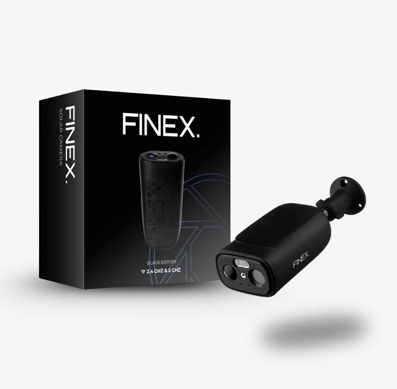 Finex Solar Camera Zwart - NIEUW IN DOOS, Verzenden, Nieuw, Buitencamera
