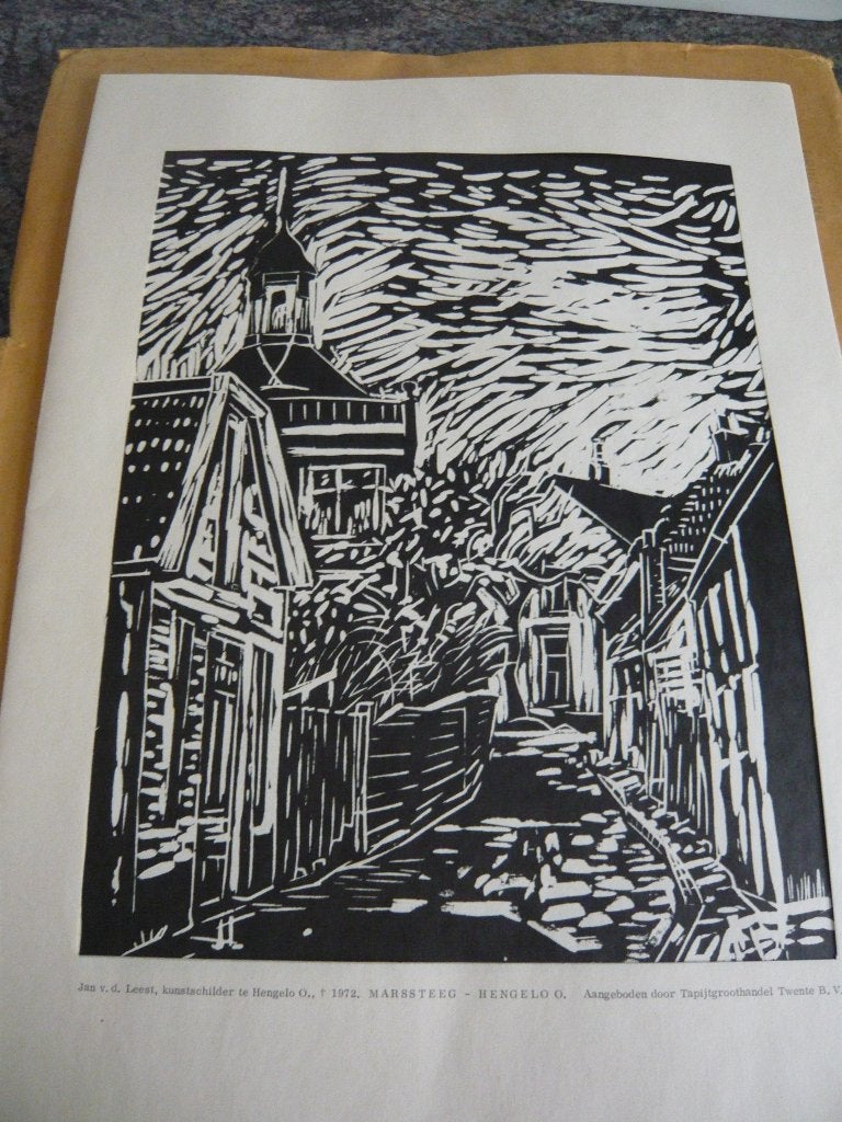 Zwart/Wit Tekening, Antiek en Kunst, Ophalen of Verzenden, Tekening, Pentekening