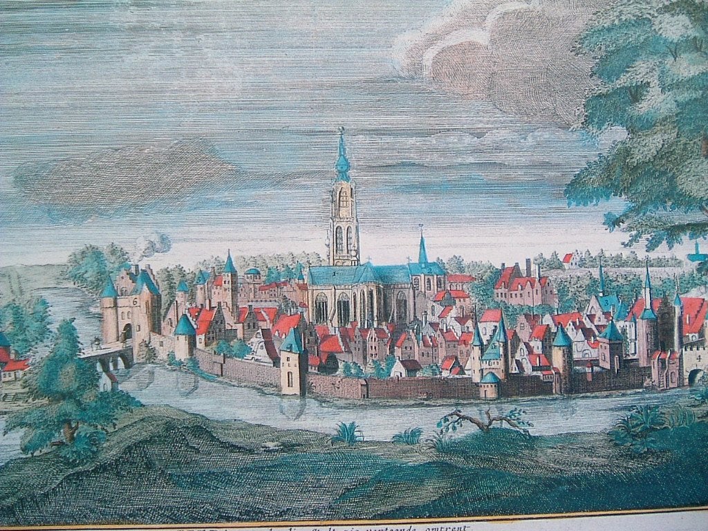 Breda in kaart. Historische kaarten., Ophalen of Verzenden, Zo goed als nieuw, W. van de Calseyde