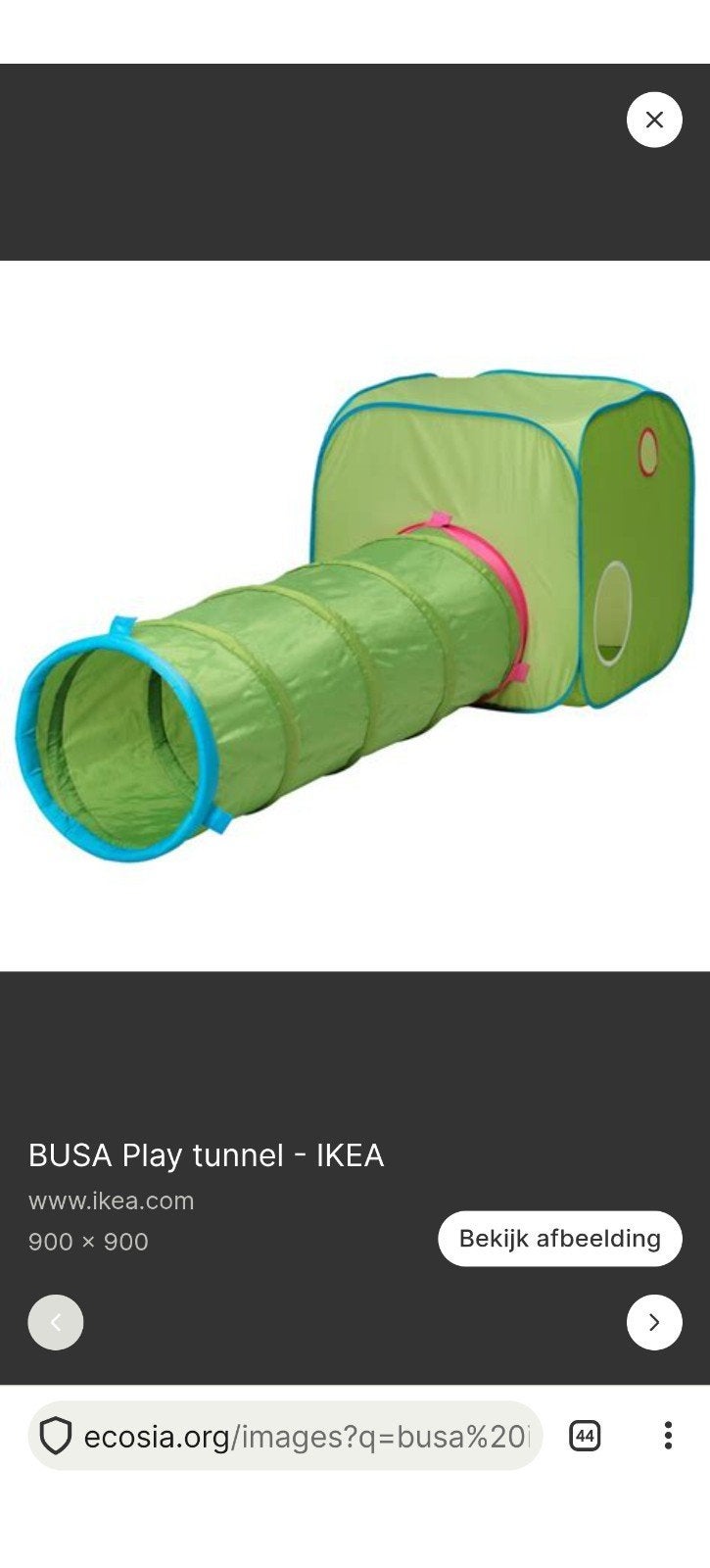 Busa tunnel en tent van Ikea, Ophalen of Verzenden, Zo goed als nieuw