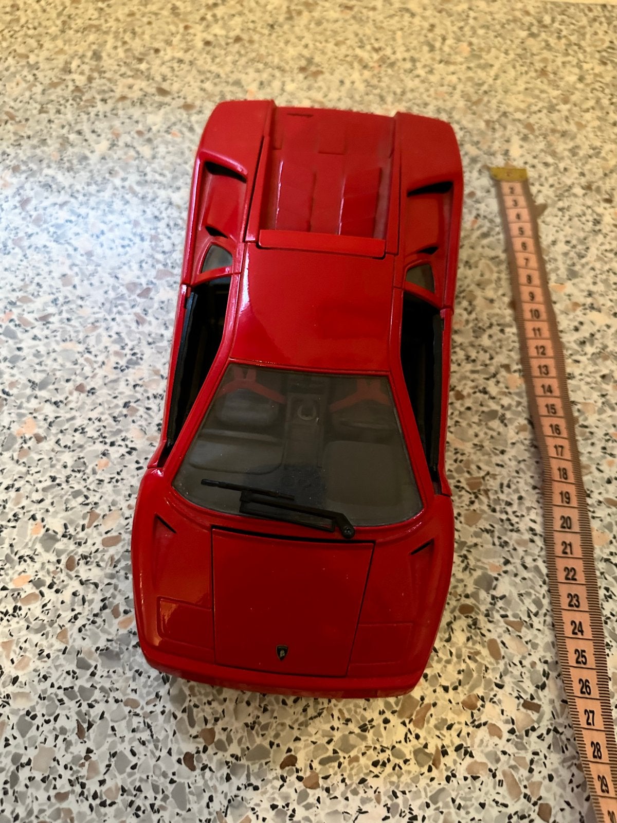 Maisto Lamborghini Diablo 1:18 schaalmodel rood, Hobby en Vrije tijd, Ophalen of Verzenden, Gebruikt, Auto, Maisto