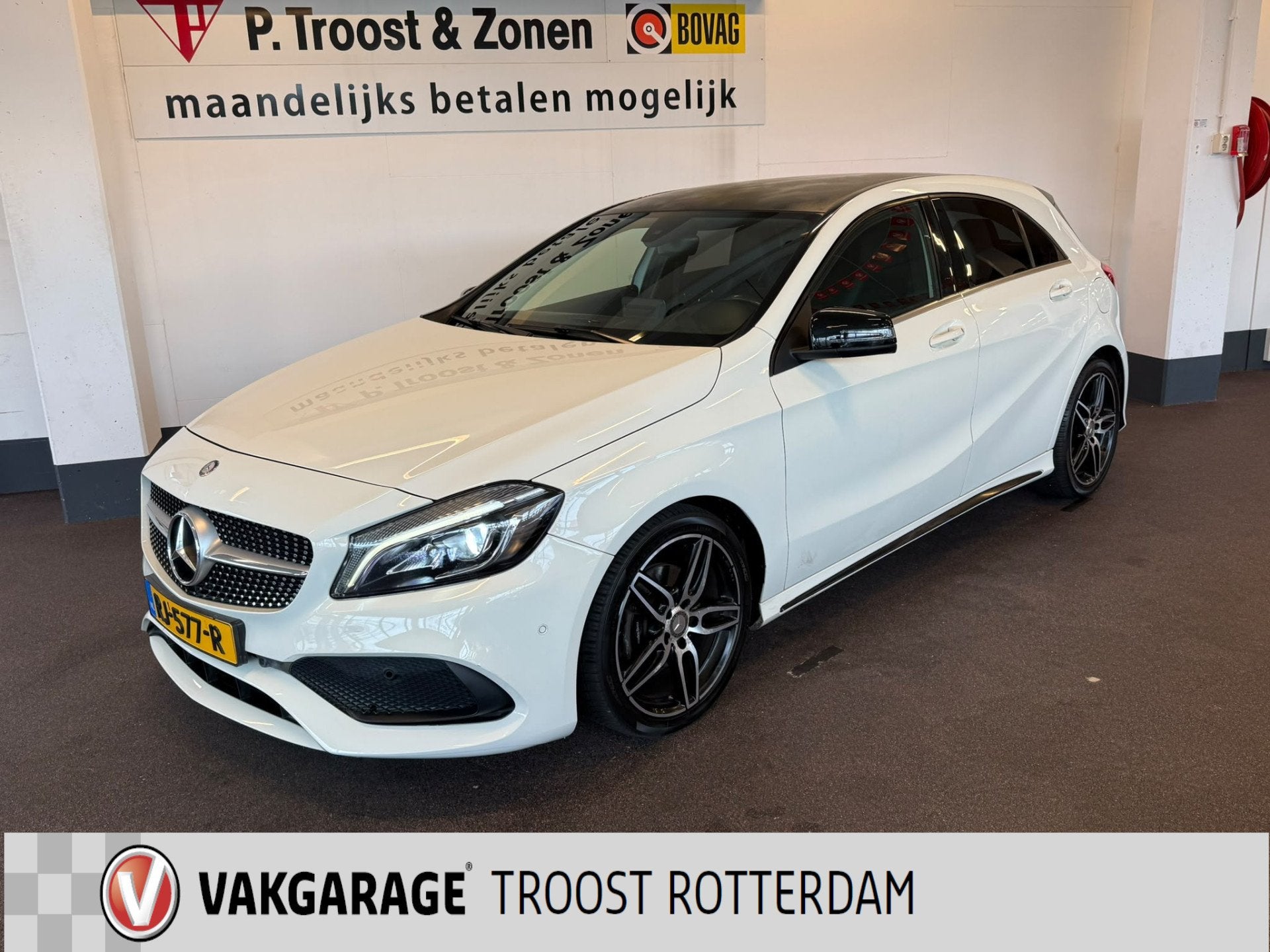 Mercedes-Benz A-Klasse 180 AMG Night Edition Plus Automaat |, Auto's, Gebruikt, 4 cilinders, Met garantie (alle), 1595 cc