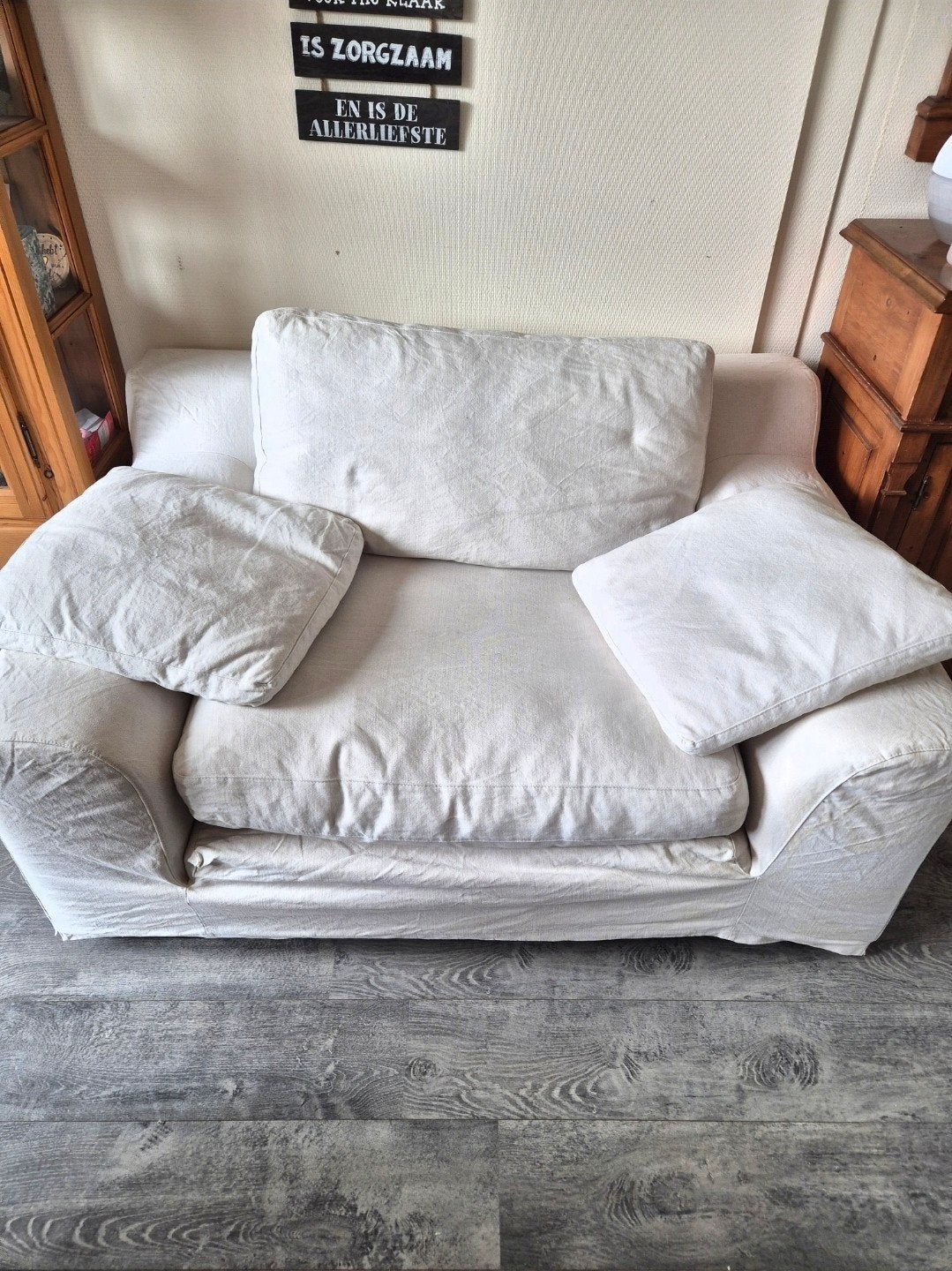 Comfortabele loveseat - 145x100x70cm, Ophalen, Gebruikt, Tweepersoons, 75 tot 100 cm