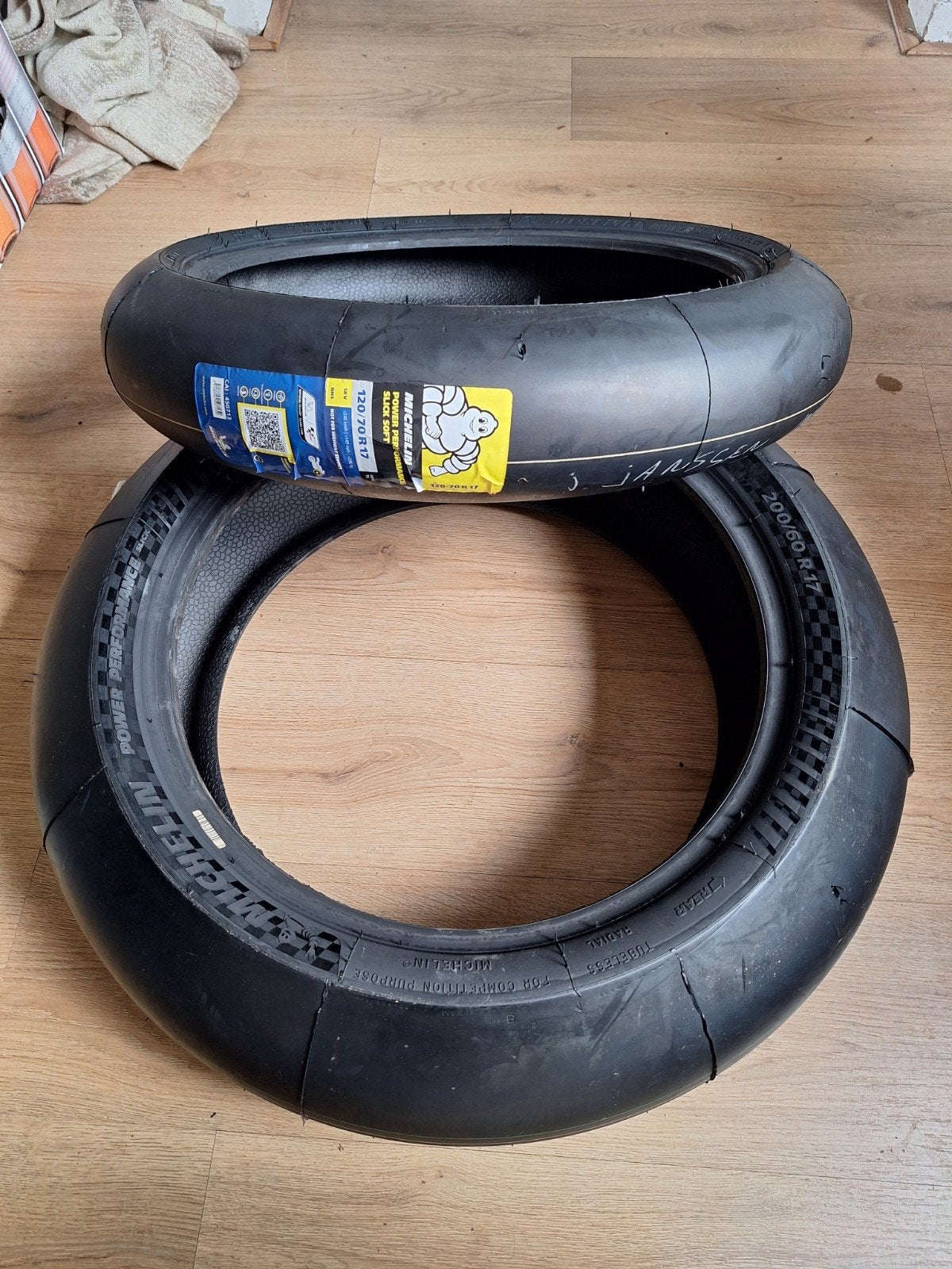 Michelin power performance slick - circuit banden, Motoren, Ophalen of Verzenden