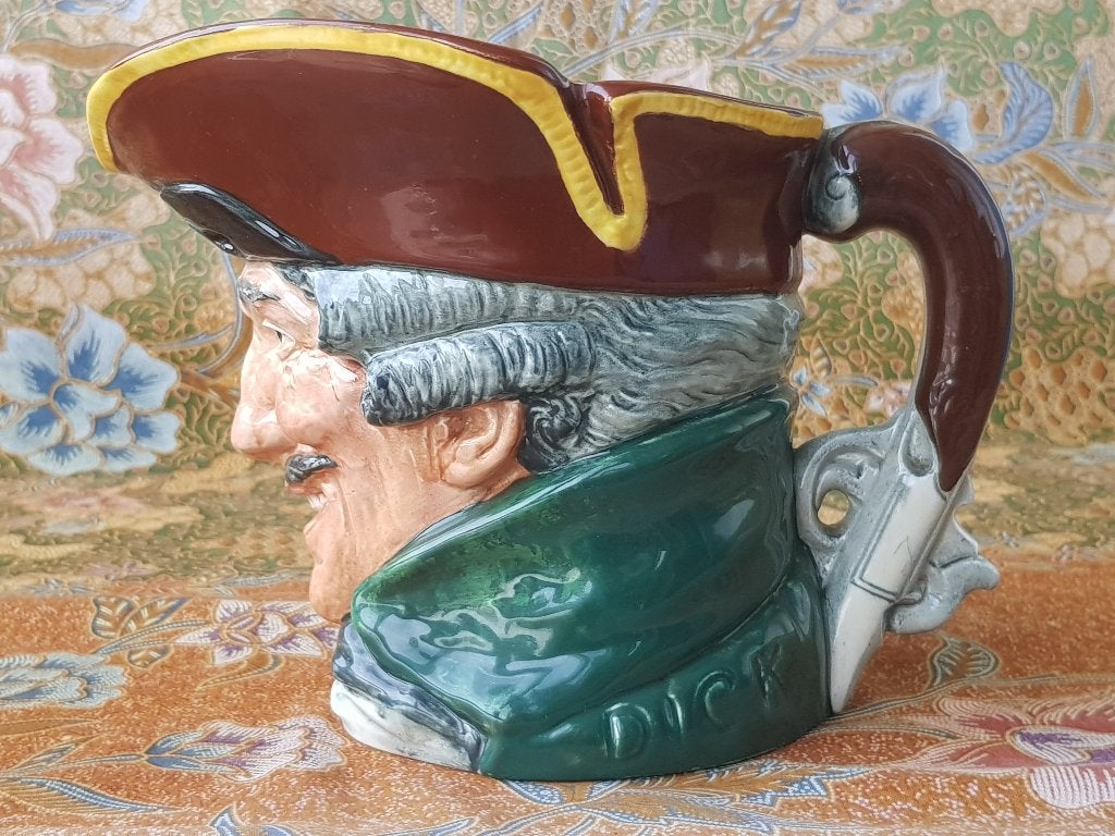 Oude Dick Turpin Toby jug uit Engeland van Royal Doulton., Ophalen of Verzenden