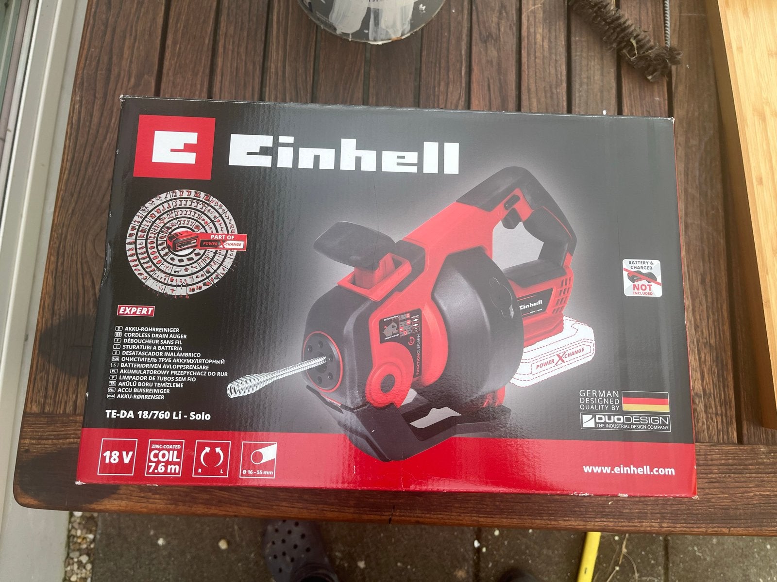 Einhell TE-DA 18/760 Li-Solo Ontstoppingsmachine met lader, Ophalen of Verzenden, Nieuw, Overige typen