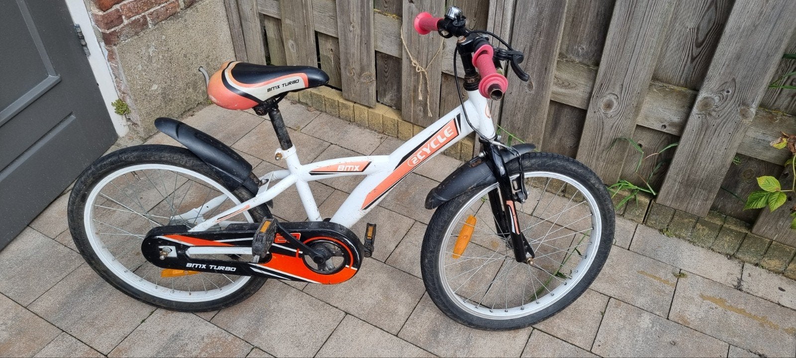 Kinderfiets B'Twin Turbo 20 inch, Ophalen, Gebruikt, Terugtraprem, 20 inch of meer
