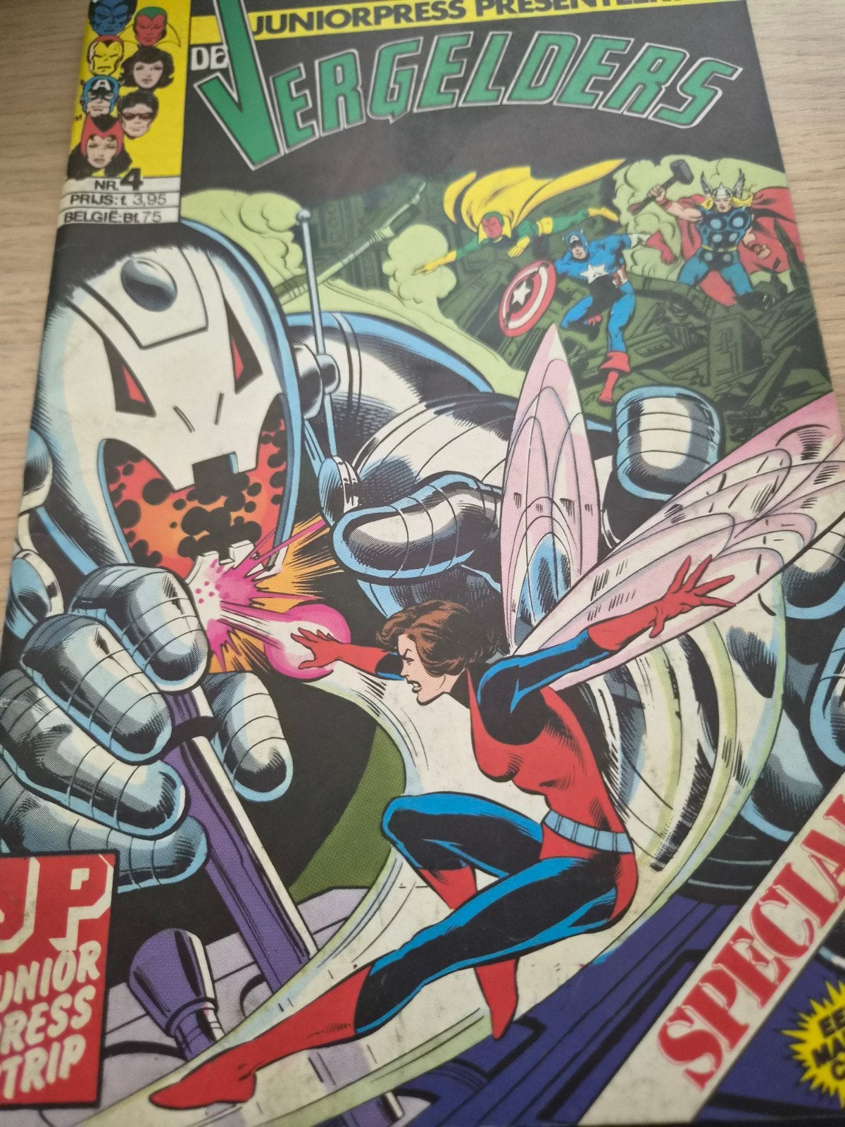 De Vergelders Juniorpress Strip Nr. 4 - Marvel Comics, Ophalen of Verzenden