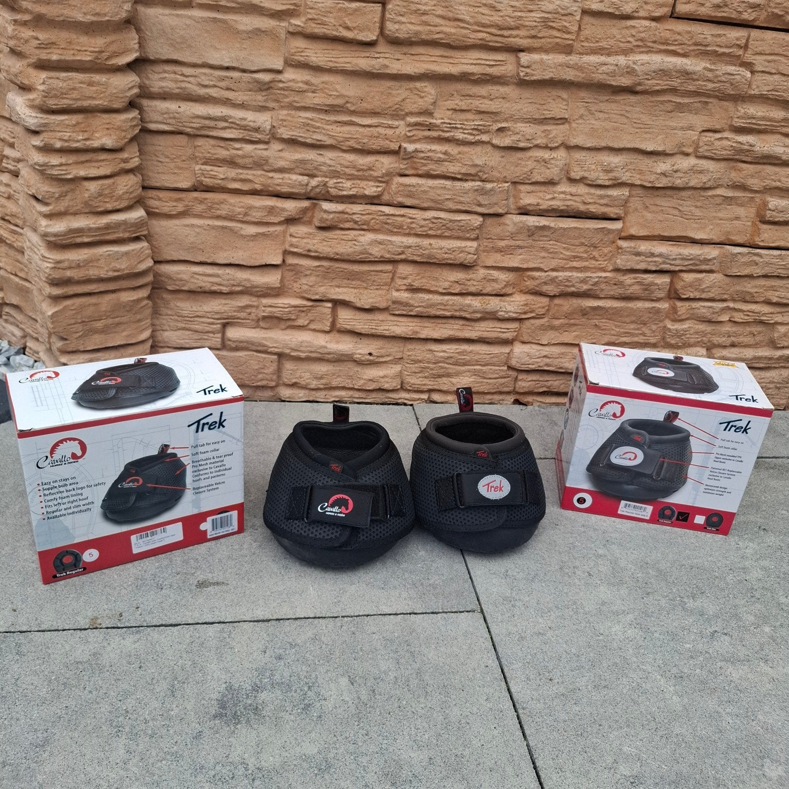 cavallo hoefschoenen maat 5 regular, Dieren en Toebehoren, Ophalen of Verzenden, Zo goed als nieuw, Recreatie