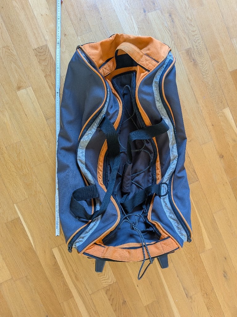 Samsonite stoffen rolkoffer/tas, Sieraden, Tassen en Uiterlijk, Koffers, Ophalen, Overige materialen, Wieltjes, Gebruikt