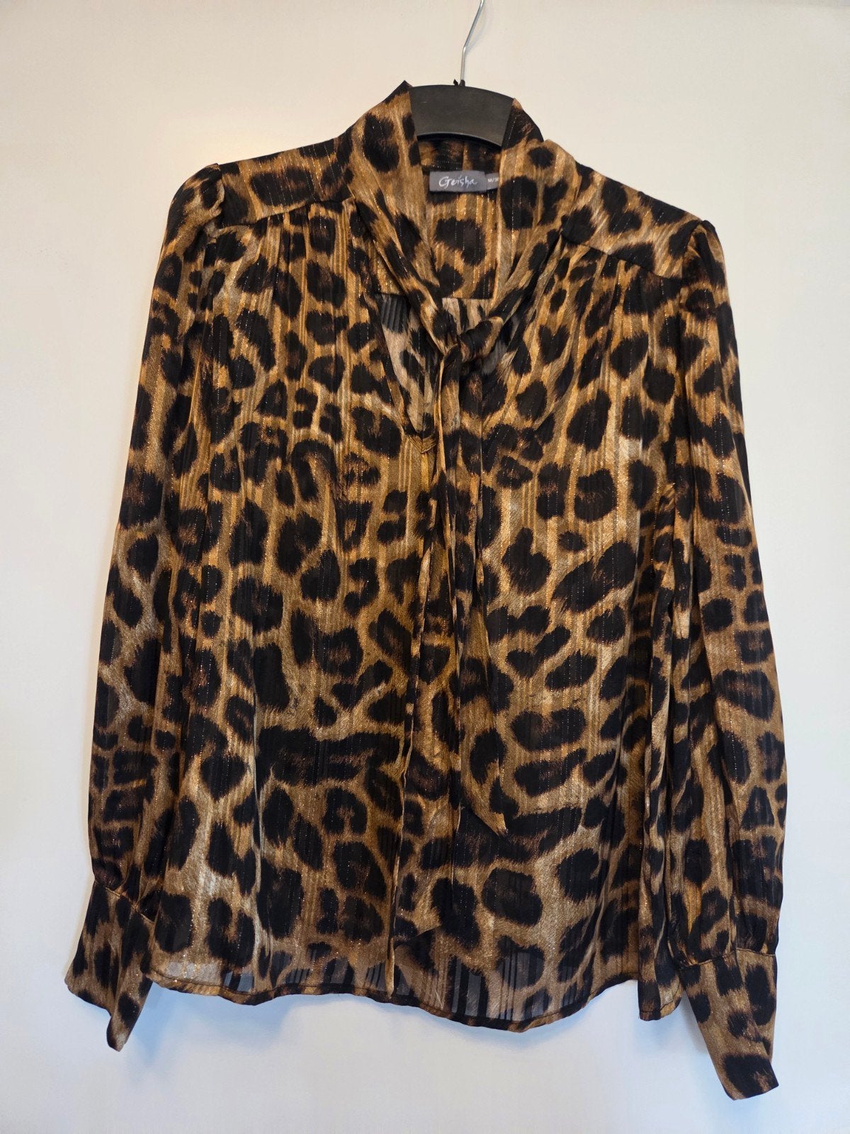 Geisha blouse panterprint M 38, Kleding | Dames, Blouses en Tunieken, Maat 38/40 (M), Geisha, Meerkleurig, Nieuw