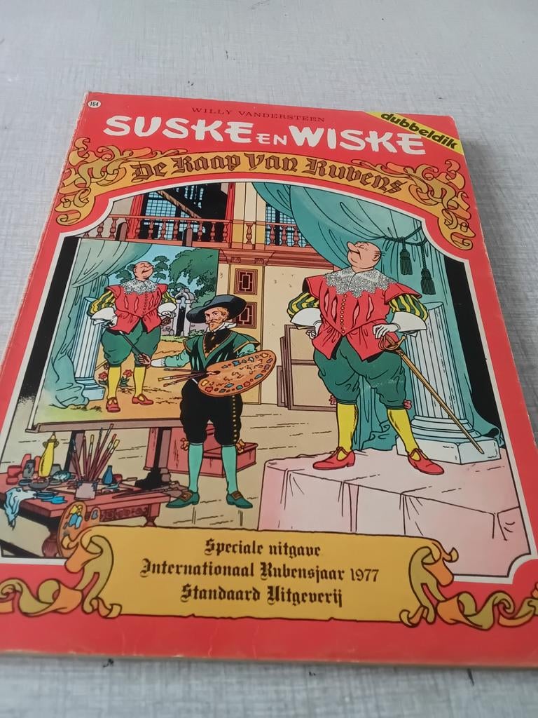 Strip van Suske en Wiske; De Raap van Rubens., Eén stripboek, Ophalen of Verzenden